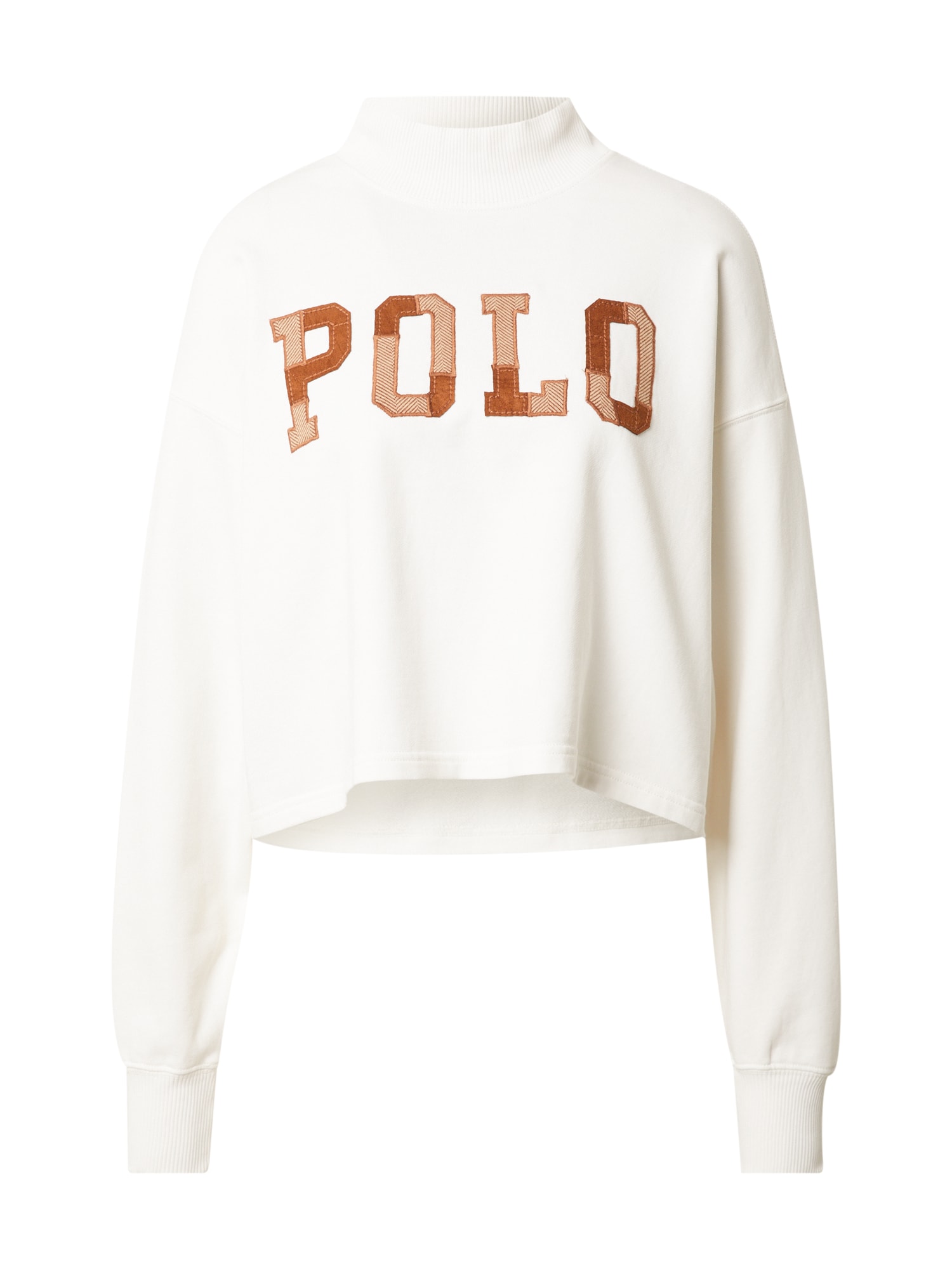 Polo Ralph Lauren Majica  rjava / svetlo rjava / bela