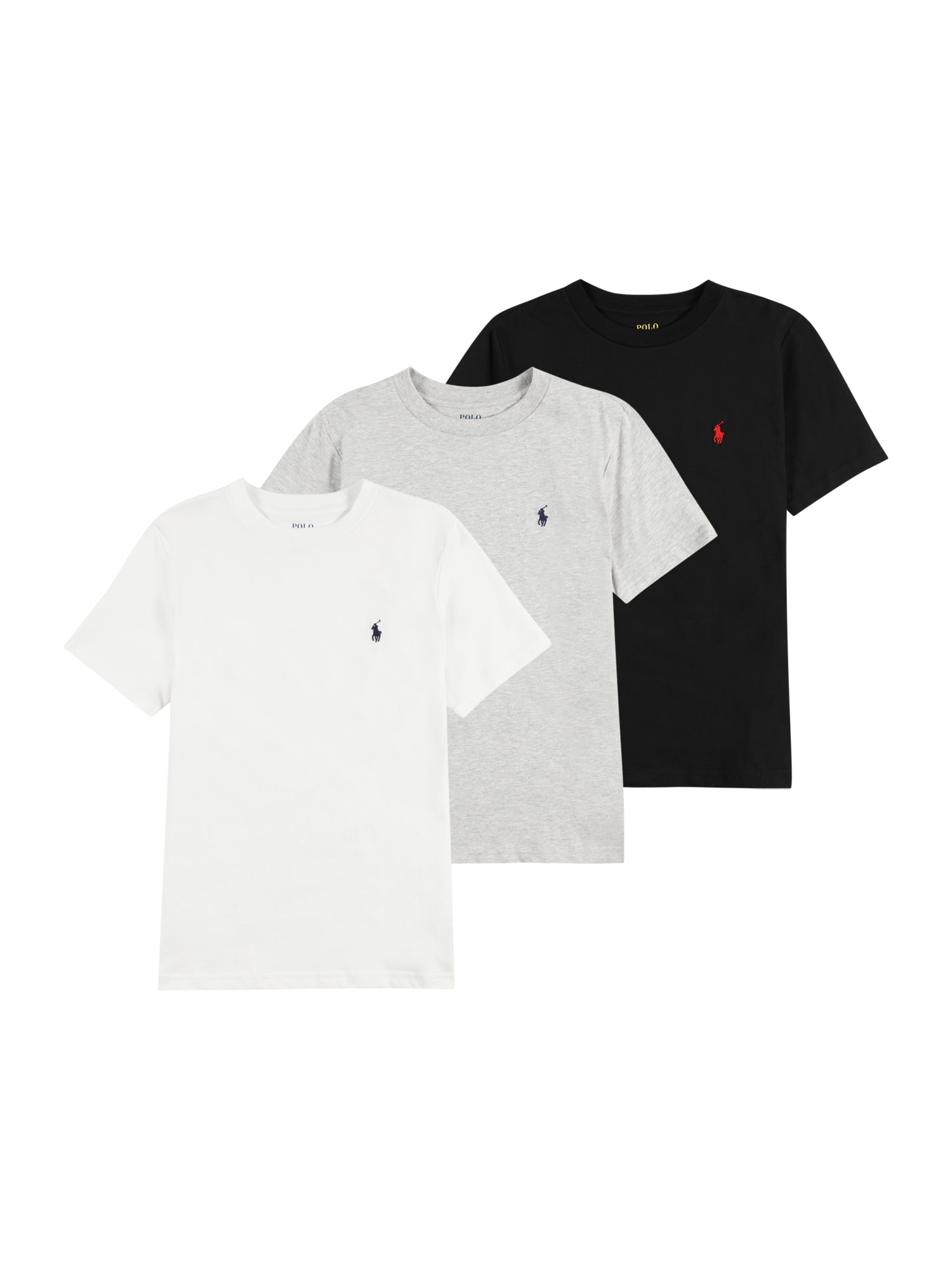 Polo Ralph Lauren Majica  siva / črna / bela