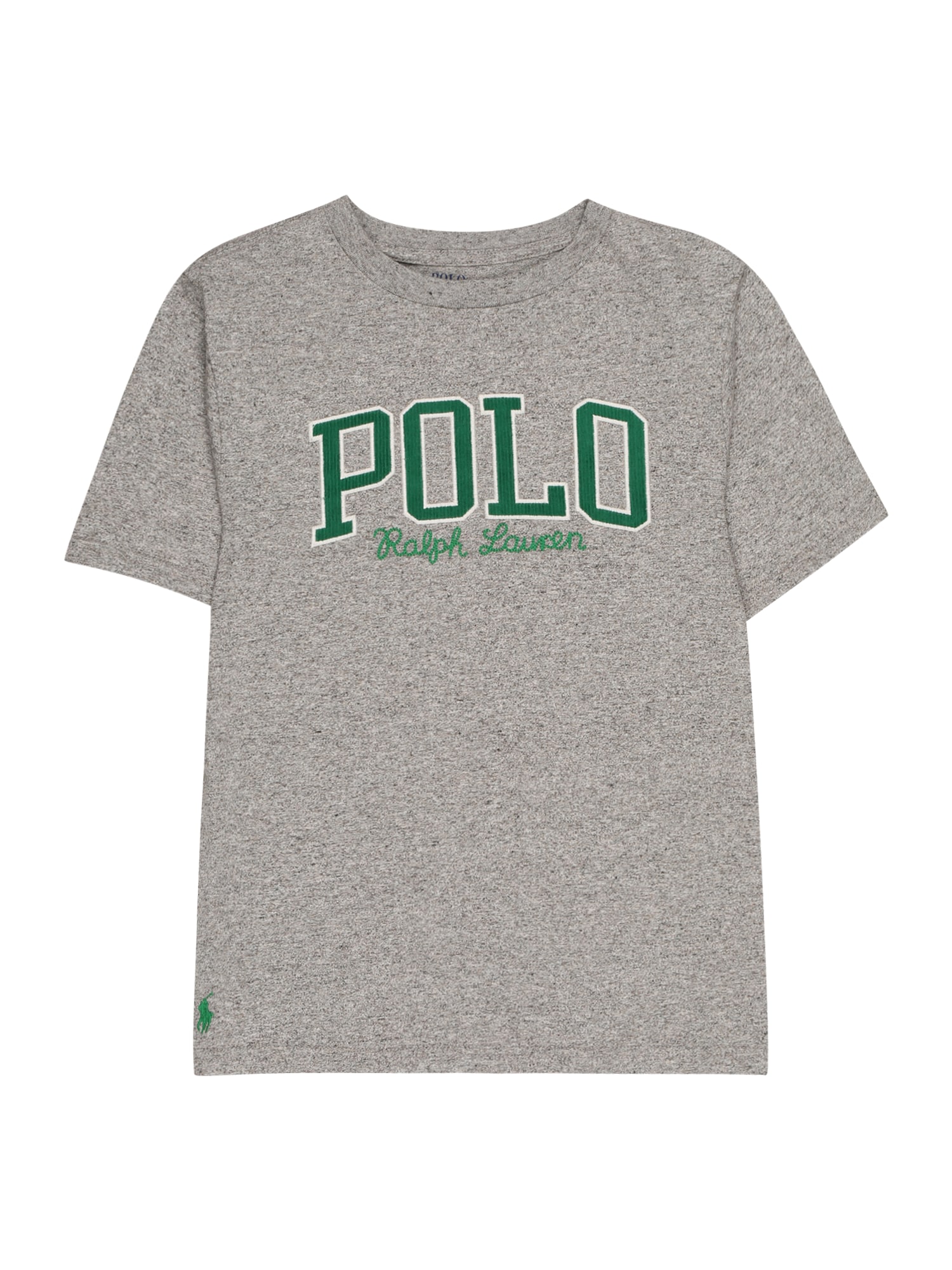 Polo Ralph Lauren Majica  siva / smaragd / bela