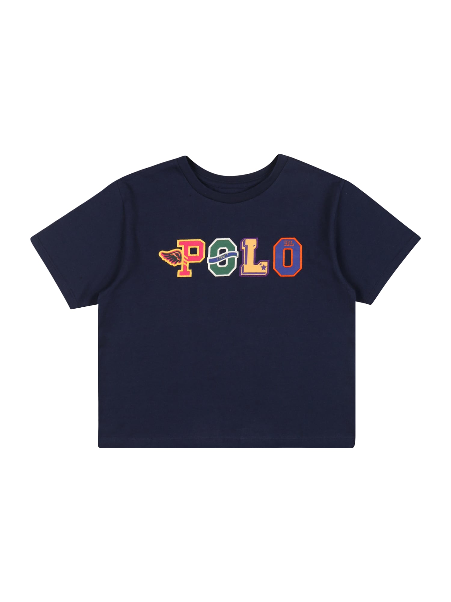 Polo Ralph Lauren Majica  temno modra / apno / svetlo roza / bela