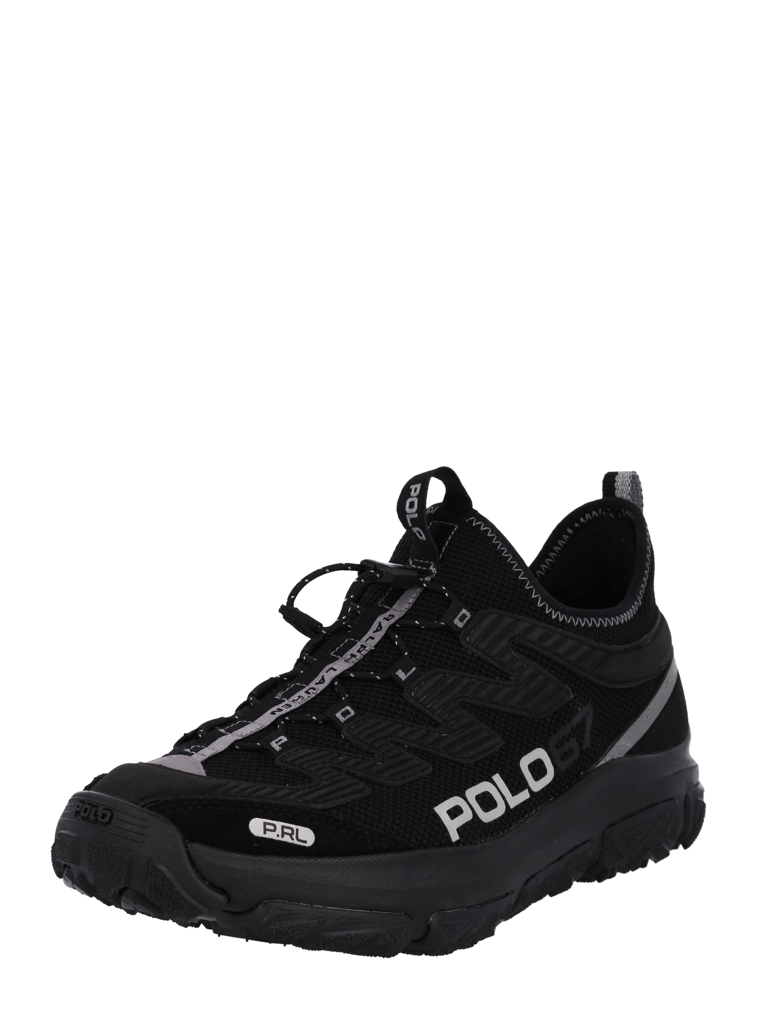 Polo Ralph Lauren Nizke superge  črna / bela