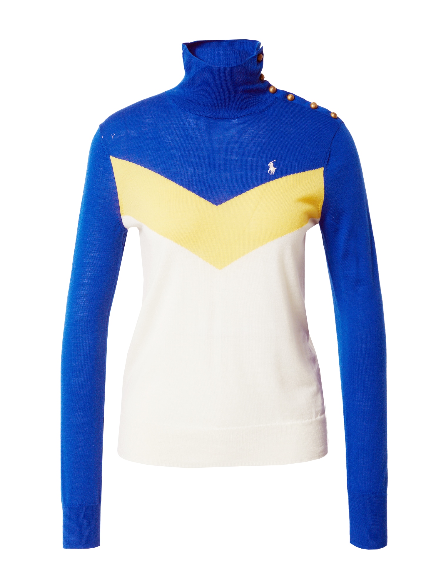 Polo Ralph Lauren Pulover  modra / rumena / bela