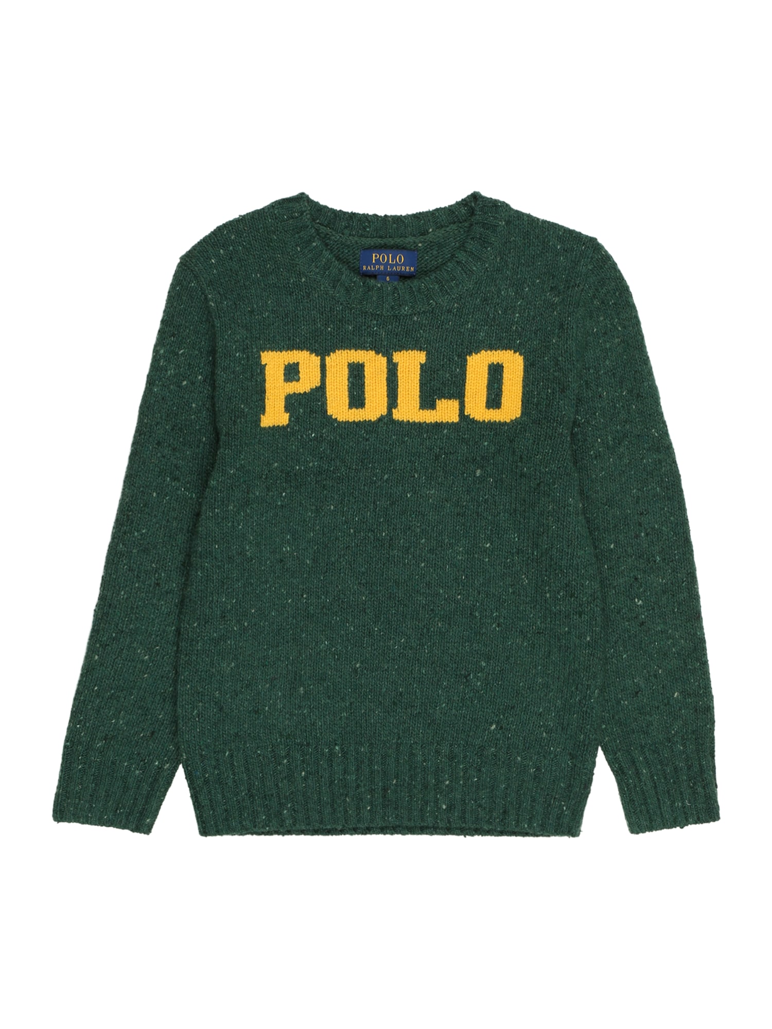 Polo Ralph Lauren Pulover  rumena / temno zelena