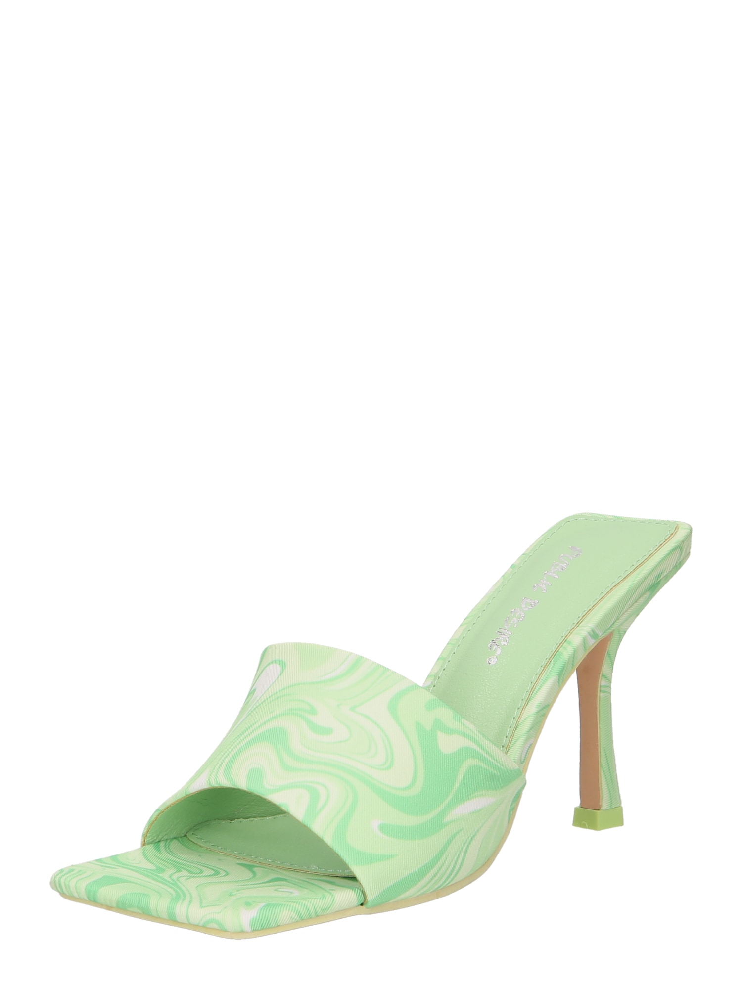 Public Desire Nizki natikači 'SWIRL'  limeta / pastelno zelena / svetlo zelena