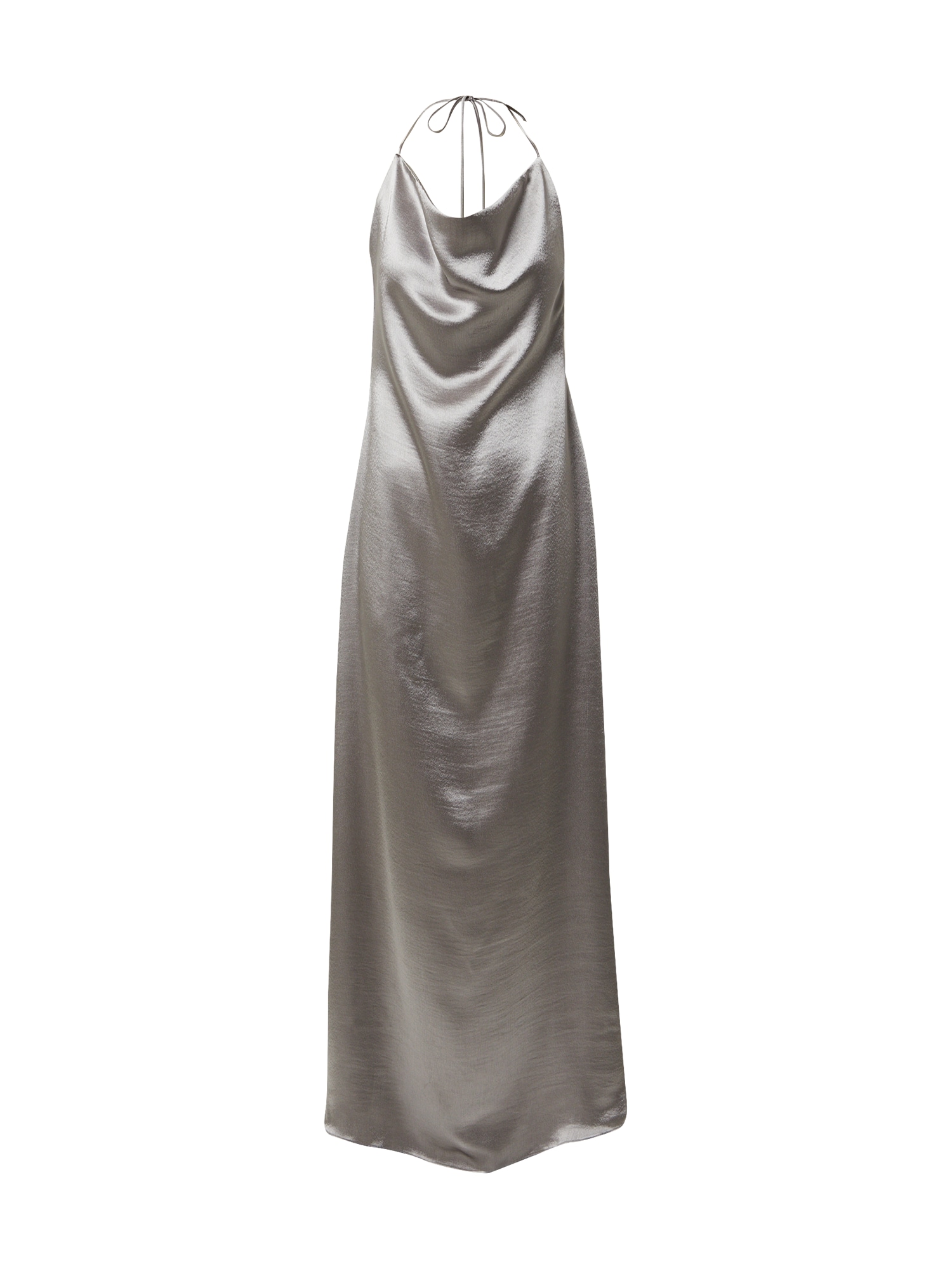 RÆRE by Lorena Rae Večerna obleka 'Valeria'  srebrno-siva