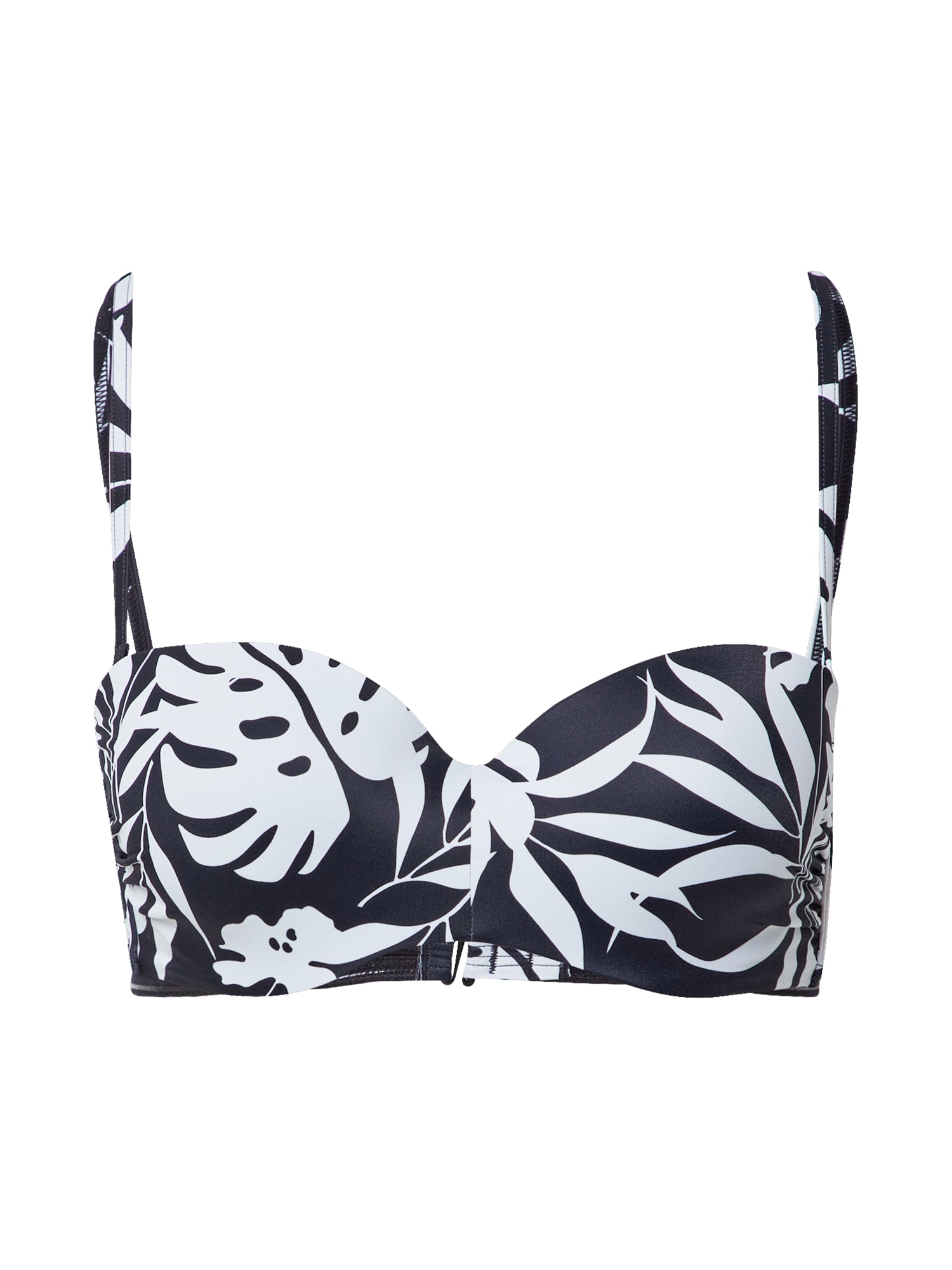 ROXY Bikini zgornji del 'LOVE THE BEACH'  antracit / bela