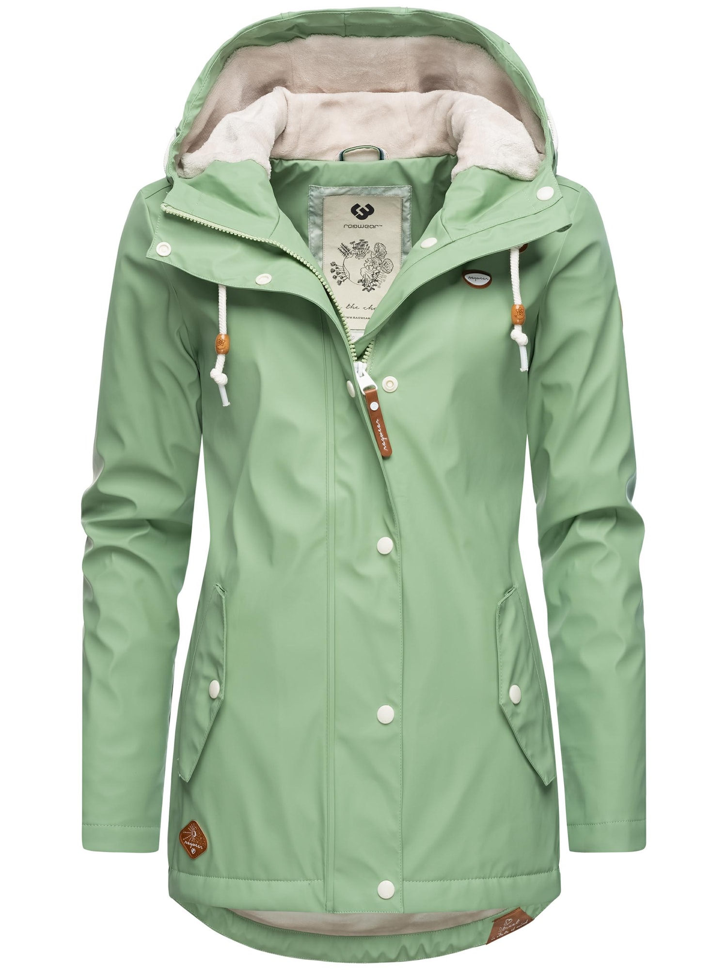 Ragwear Funkcionalna jakna 'Marge'  rjava / zelena
