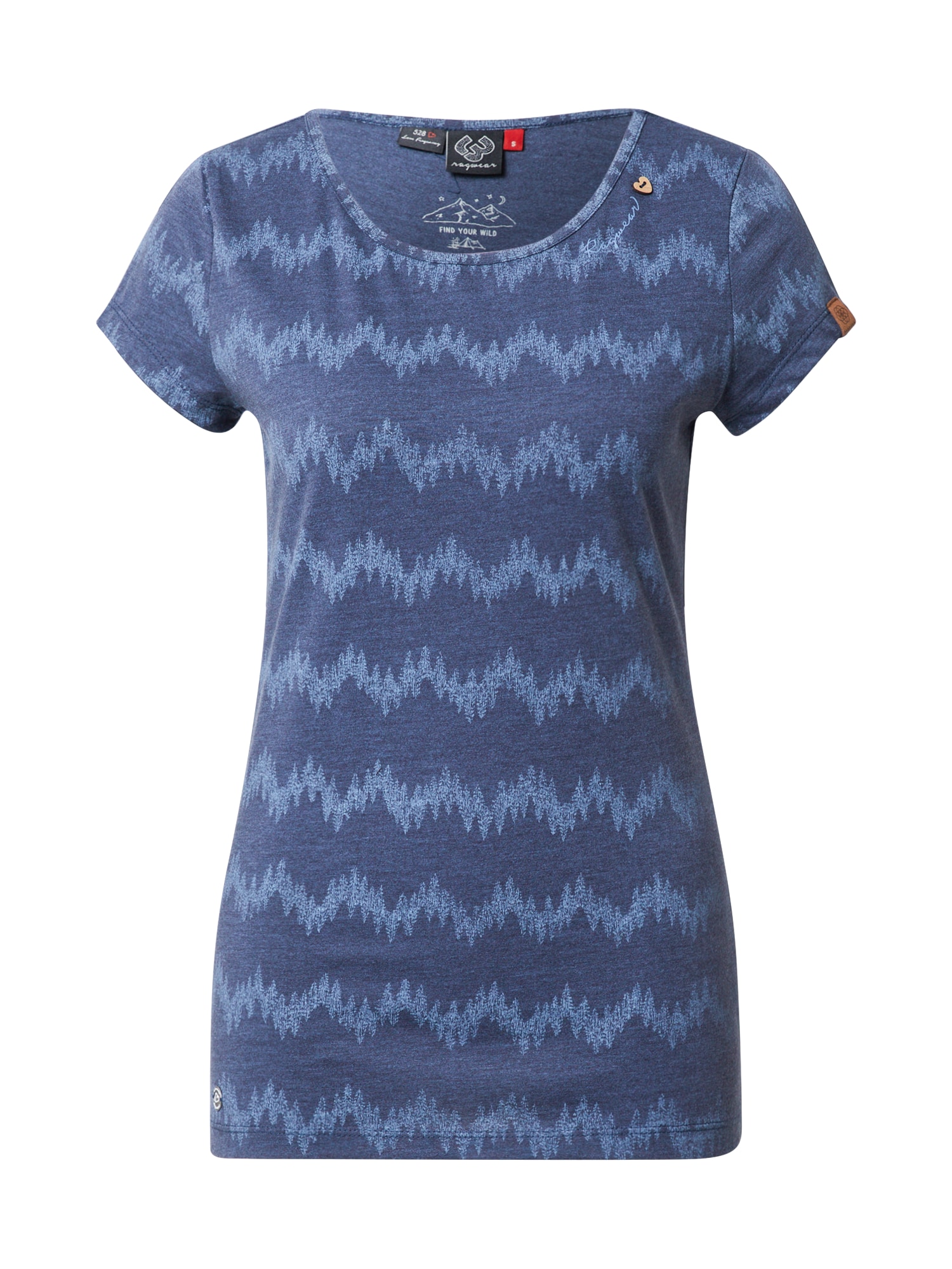 Ragwear Majica 'FOREST'  mornarska / dimno modra