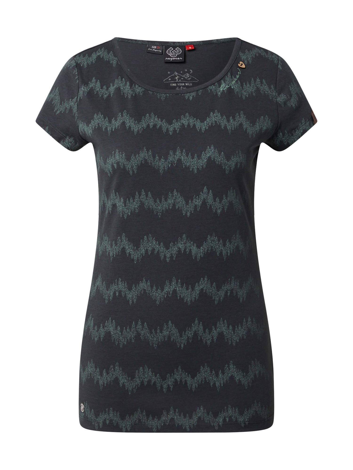 Ragwear Majica 'FOREST'  svetlo zelena / temno zelena