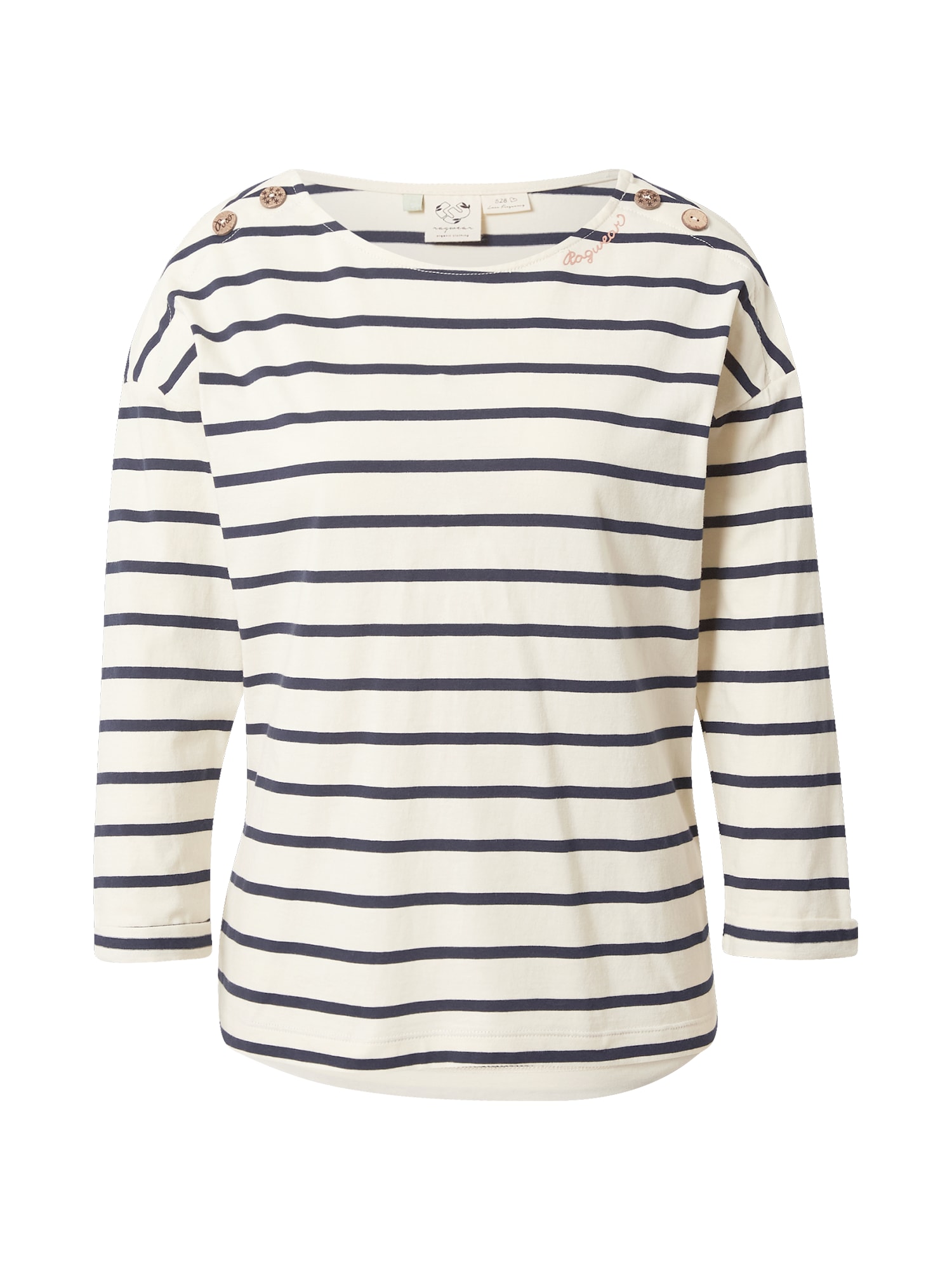 Ragwear Majica 'TAVVI'  črna / bela