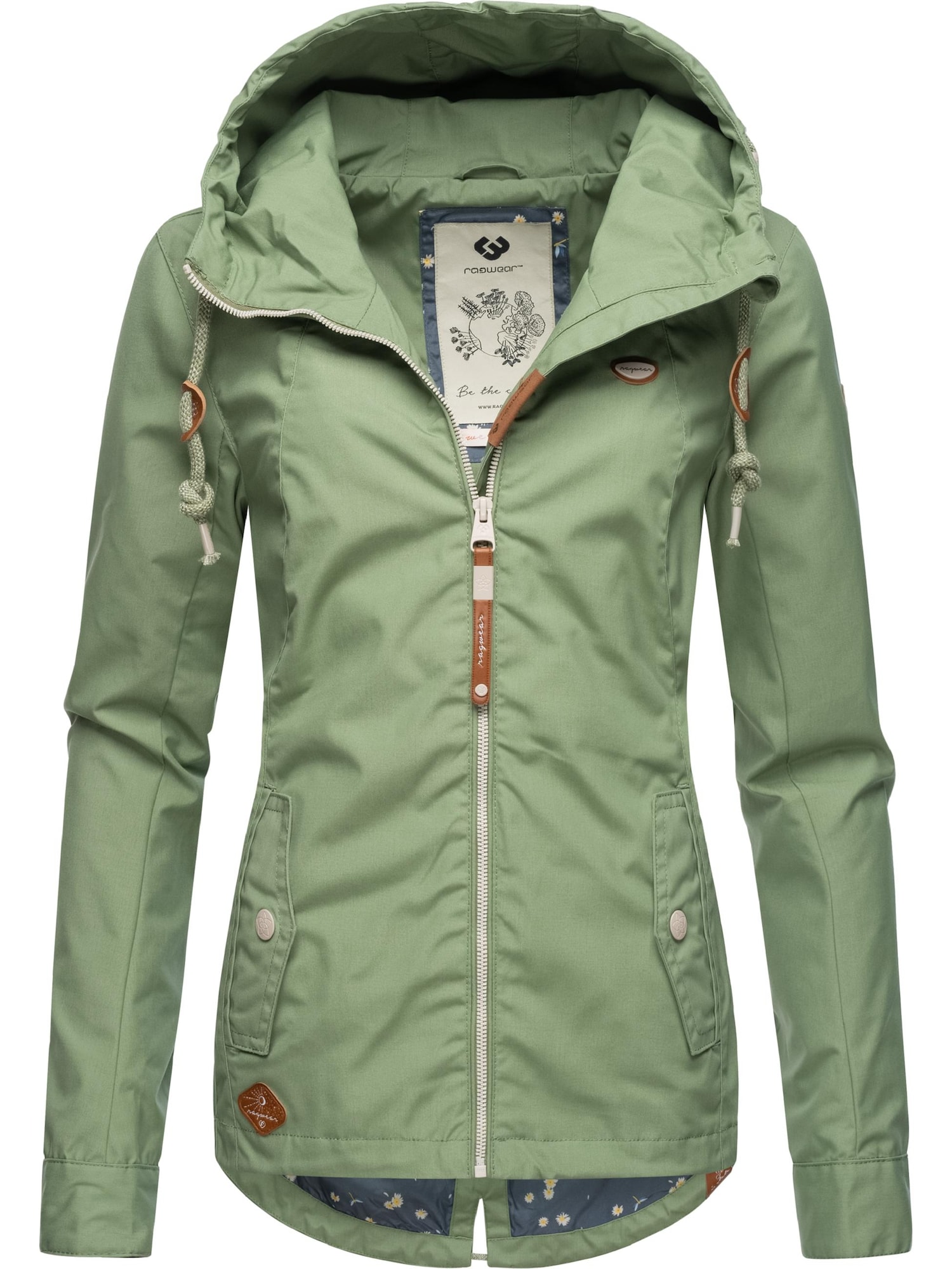 Ragwear Prehodna jakna 'Monade'  rjava / oliva