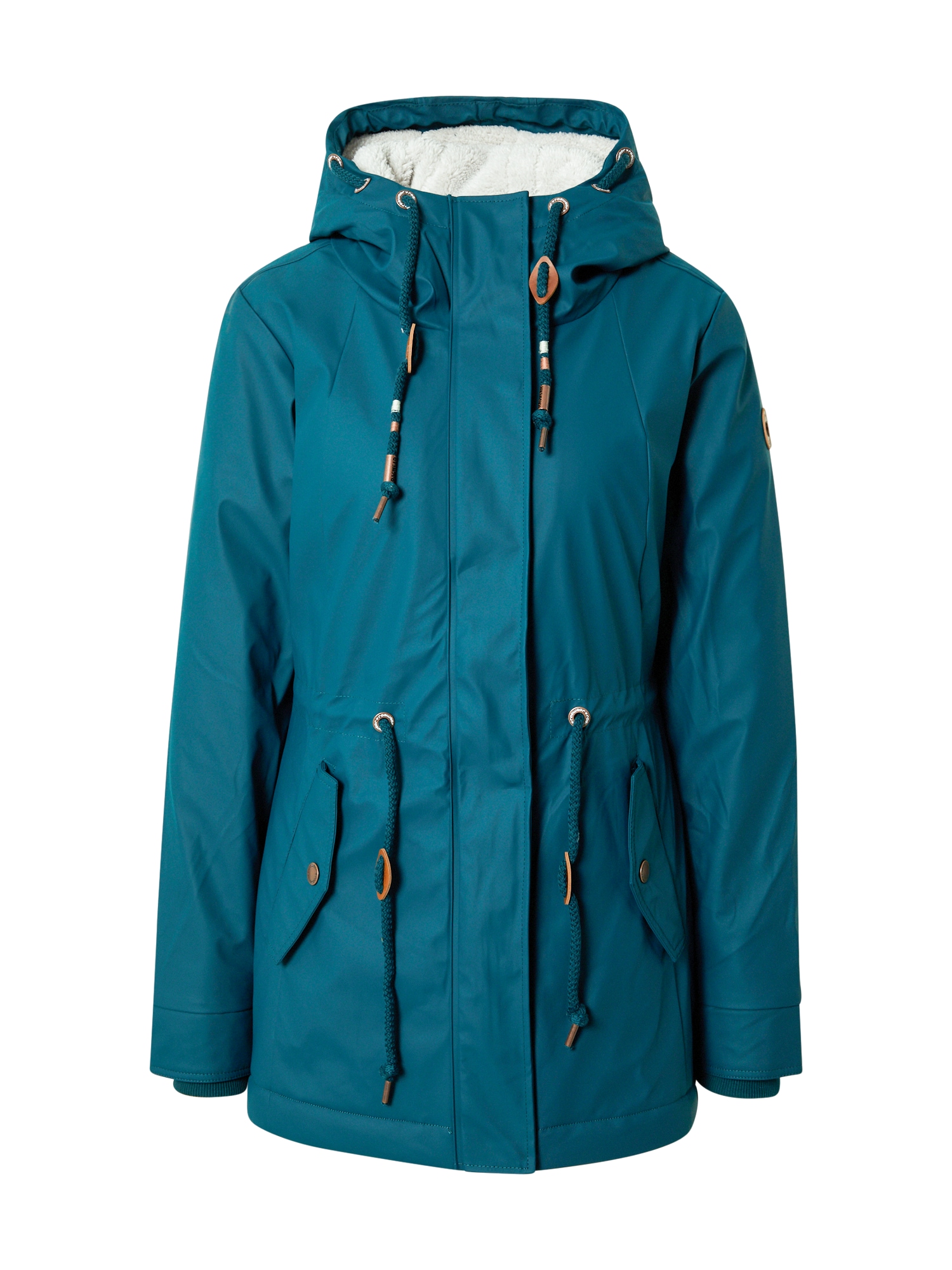 Ragwear Prehodna jakna 'Monadis'  smaragd / bela