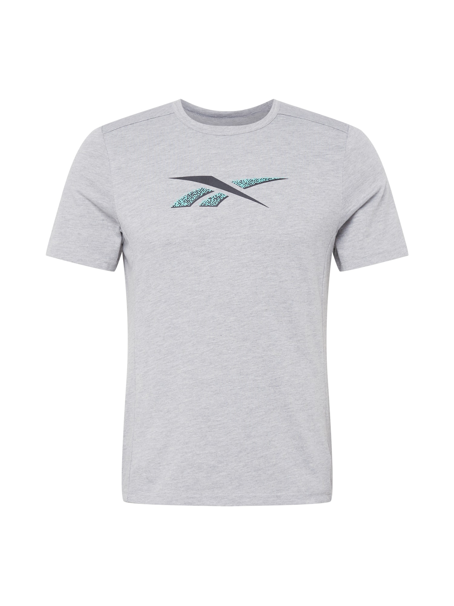 Reebok Sport Funkcionalna majica  voda / pegasto siva / črna