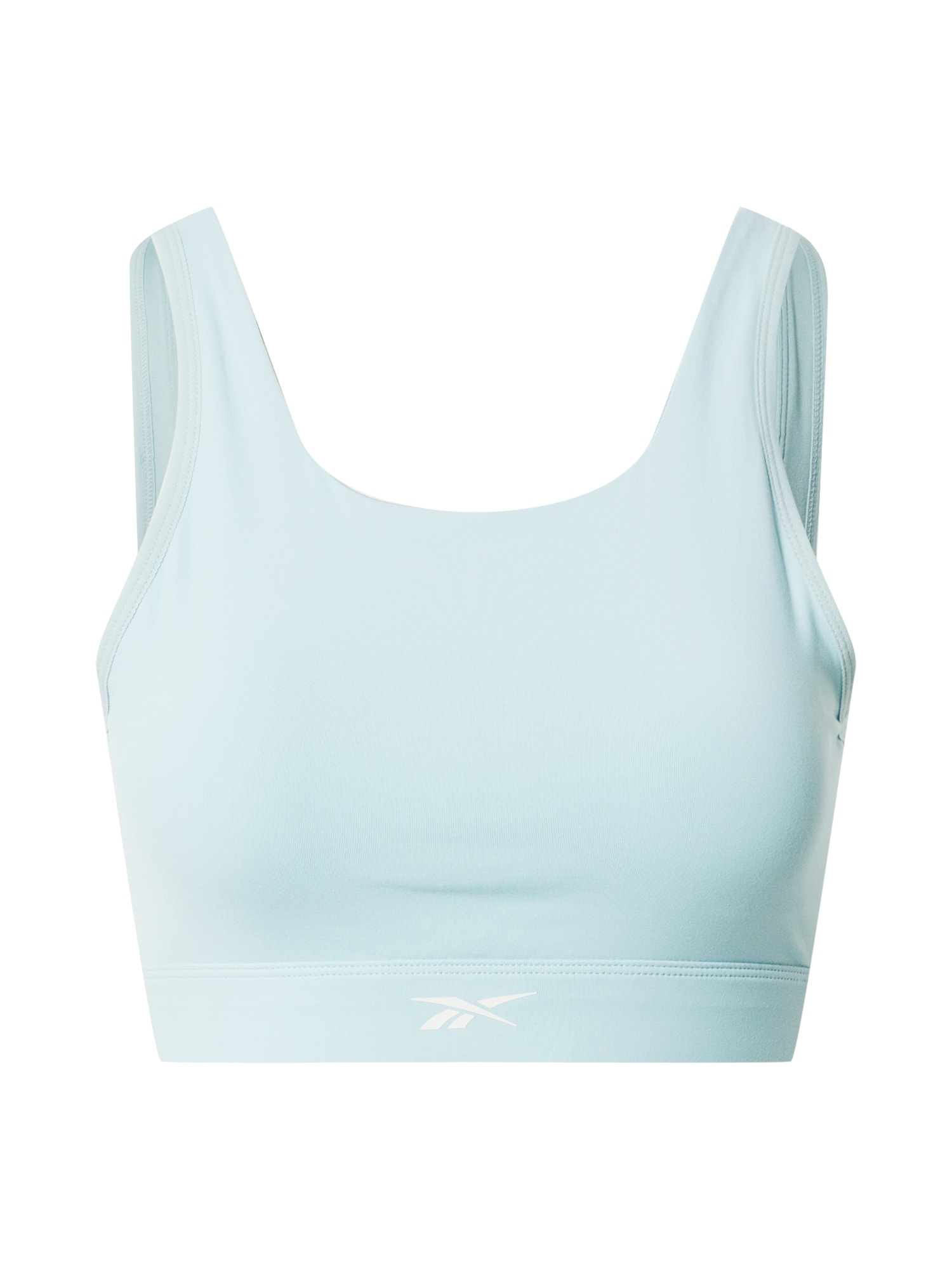 Reebok Sport Športni nederček  svetlo modra / bela