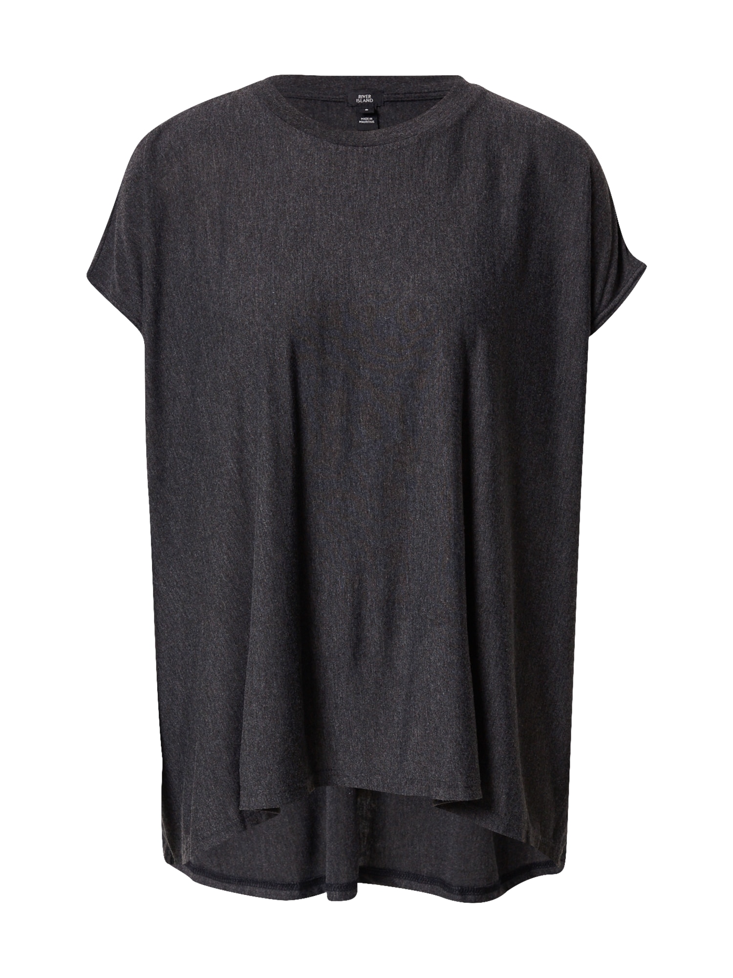River Island Majica  pegasto črna