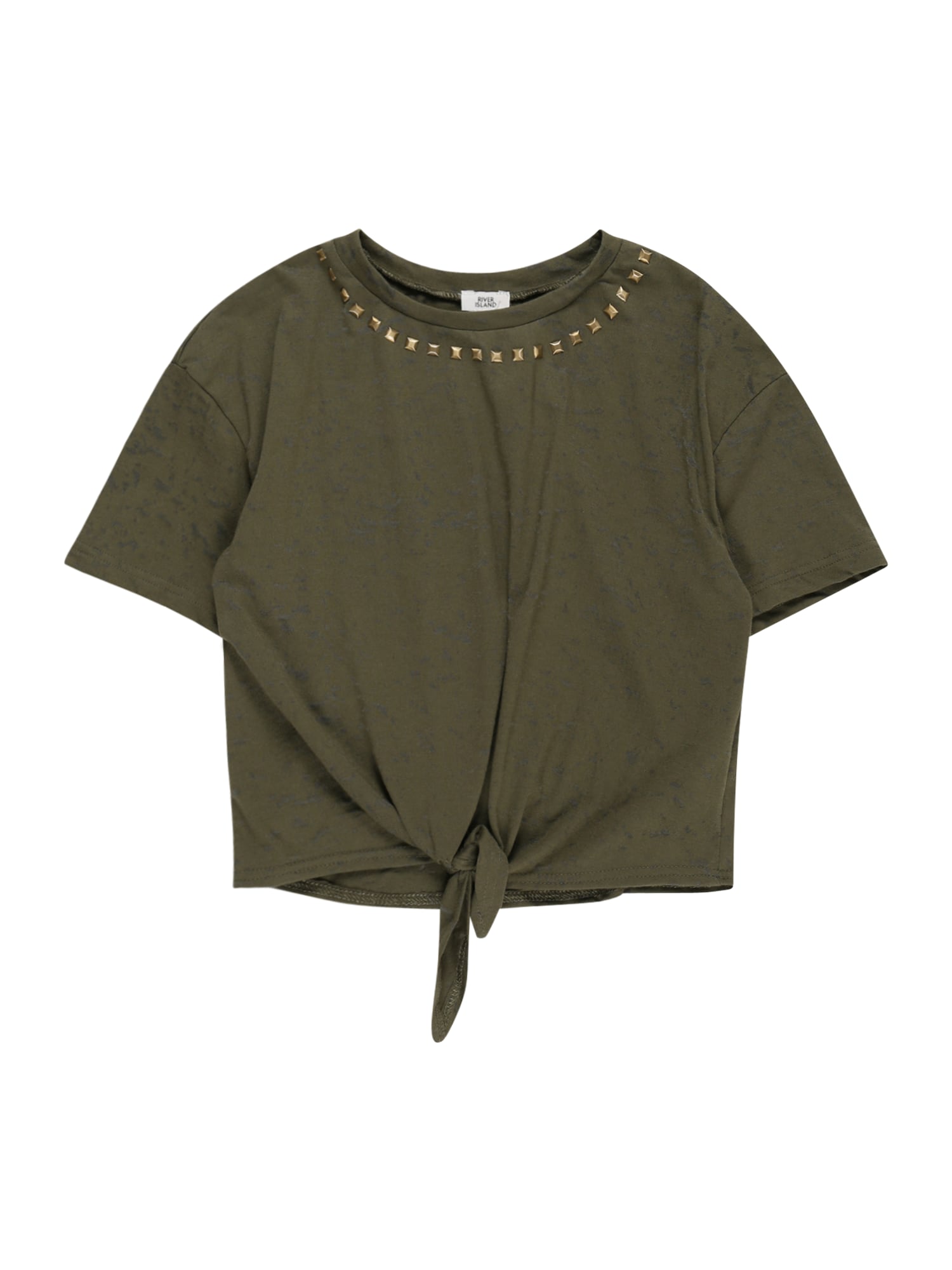River Island Majica  zlata / temno siva / kaki