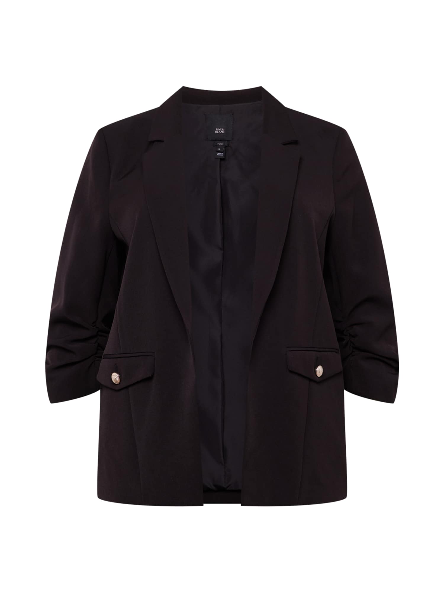 River Island Plus Blazer  črna