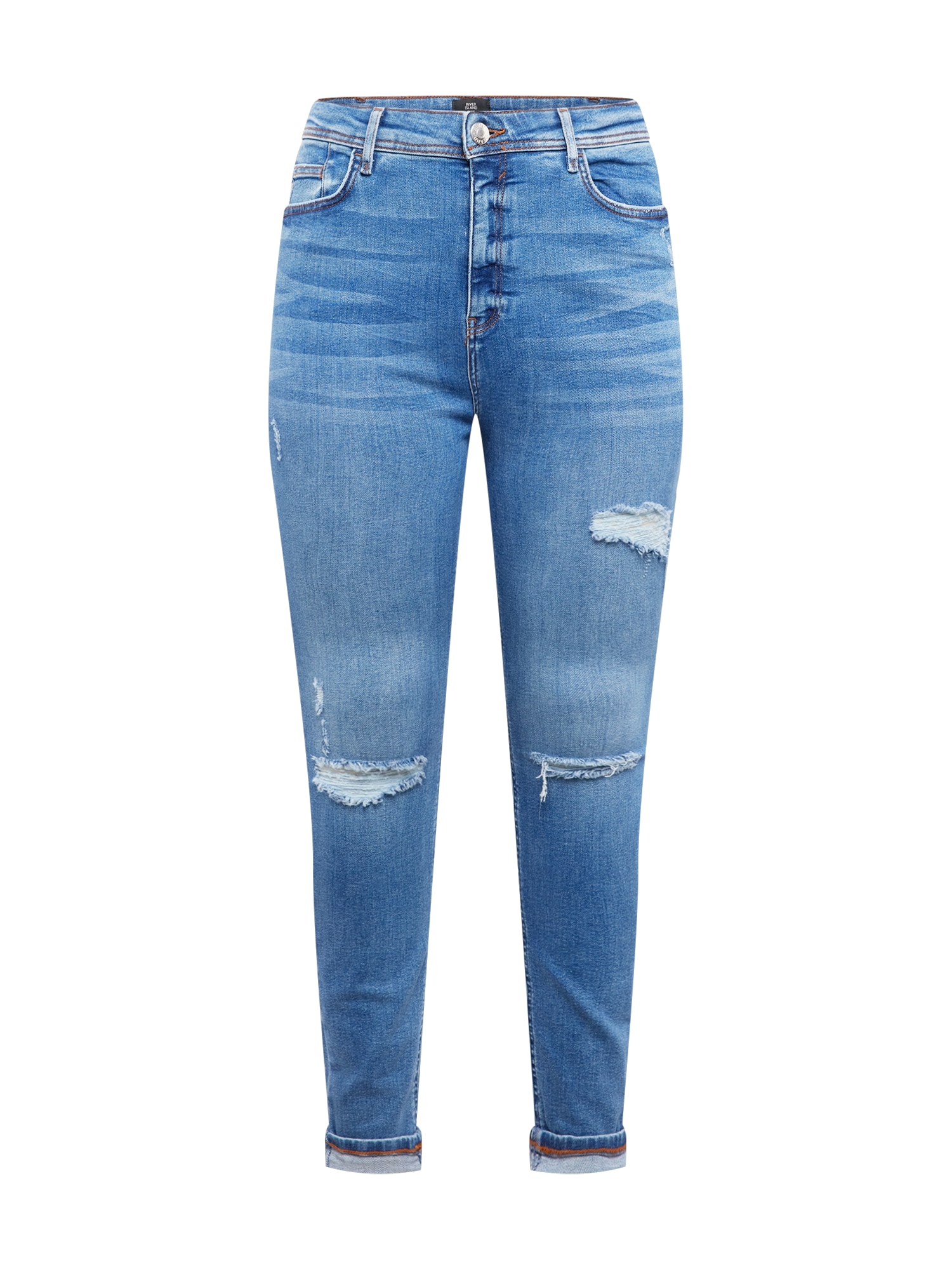 River Island Plus Kavbojke 'AVERY'  moder denim