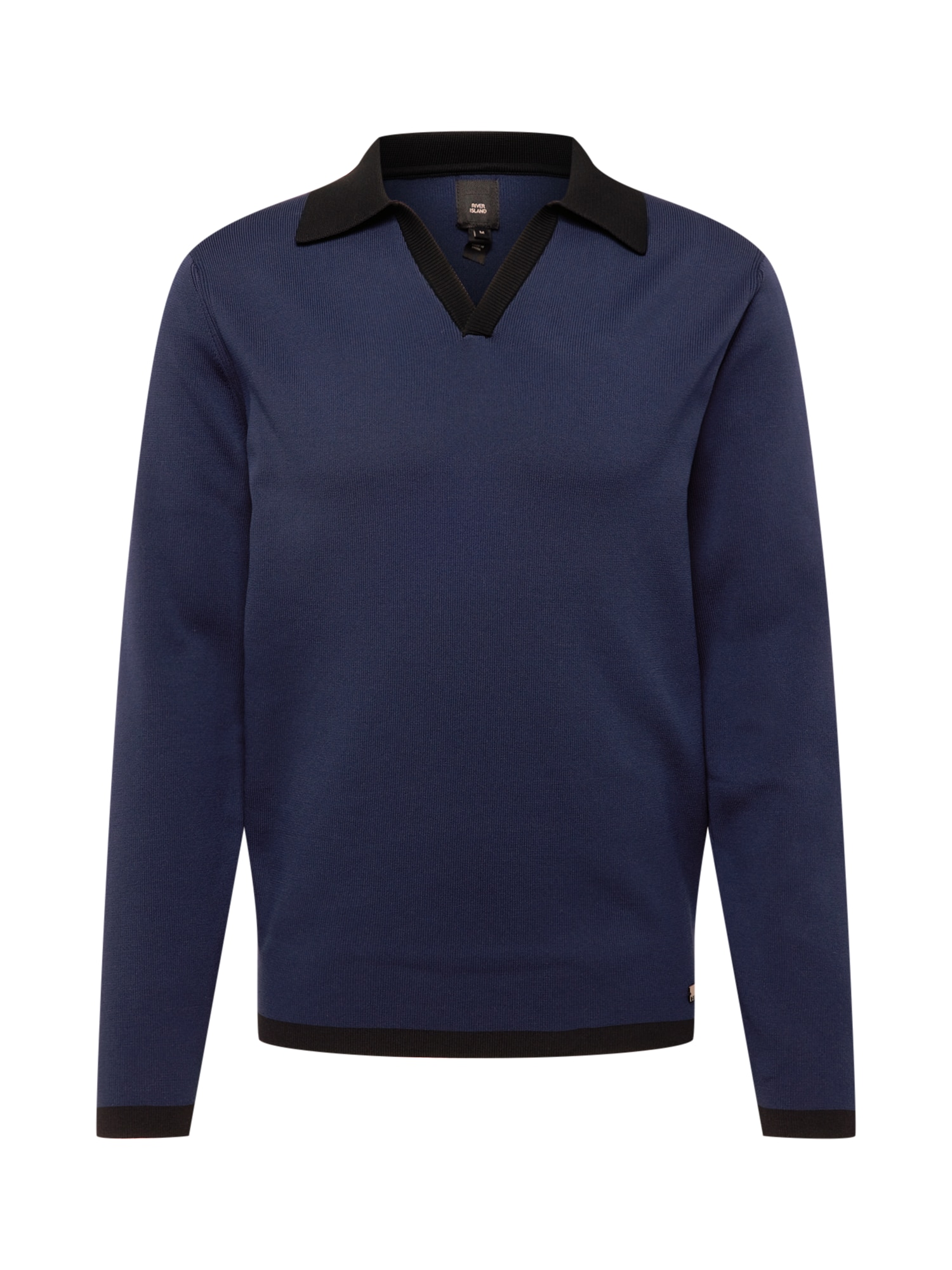 River Island Pulover  mornarska / črna