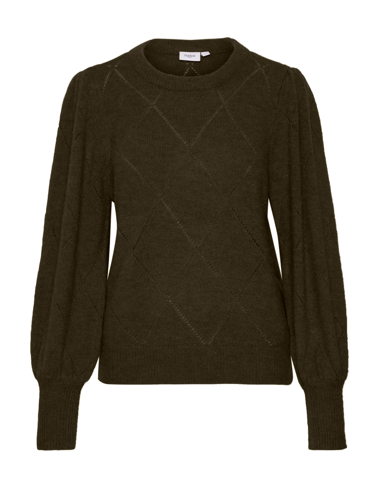SAINT TROPEZ Pulover 'Nanett'  temno zelena