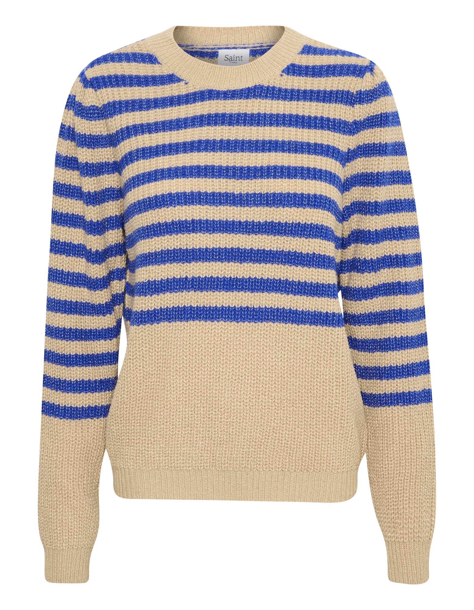 SAINT TROPEZ Pulover 'Remi'  bež / modra