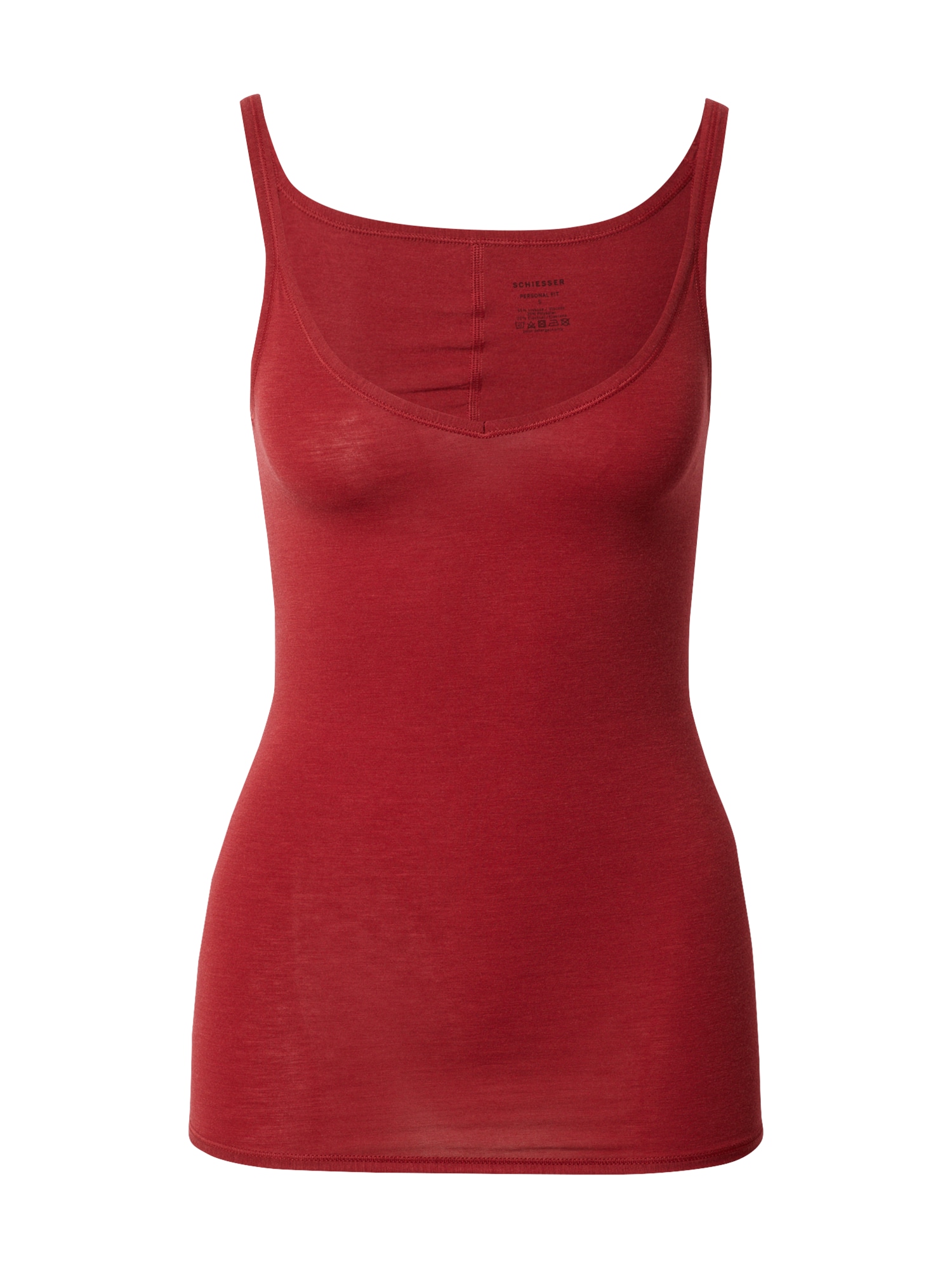 SCHIESSER Spodnja majica  bordo