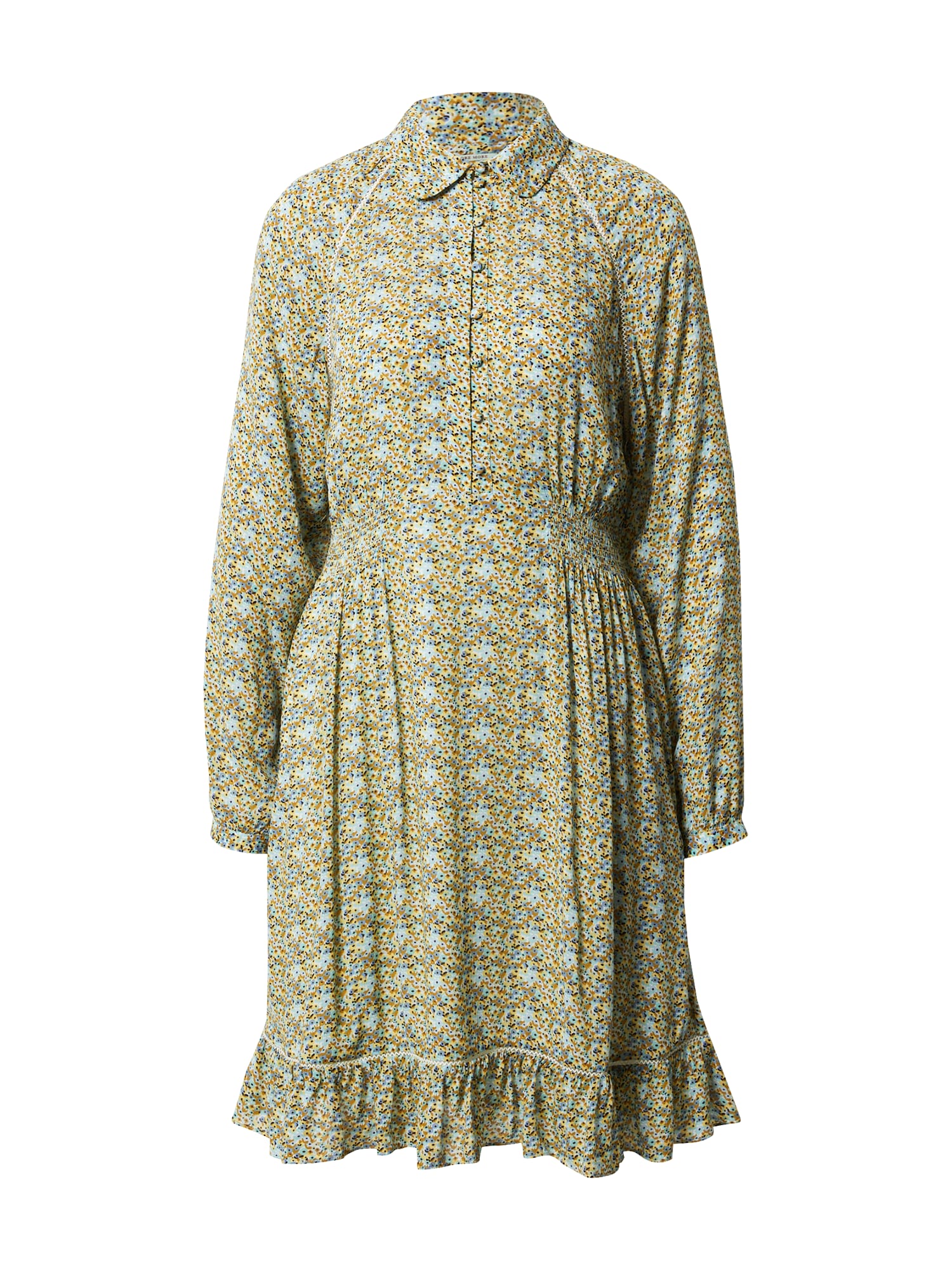 SCOTCH & SODA Dolga srajca  modra / svetlo modra / svetlo rumena / trst