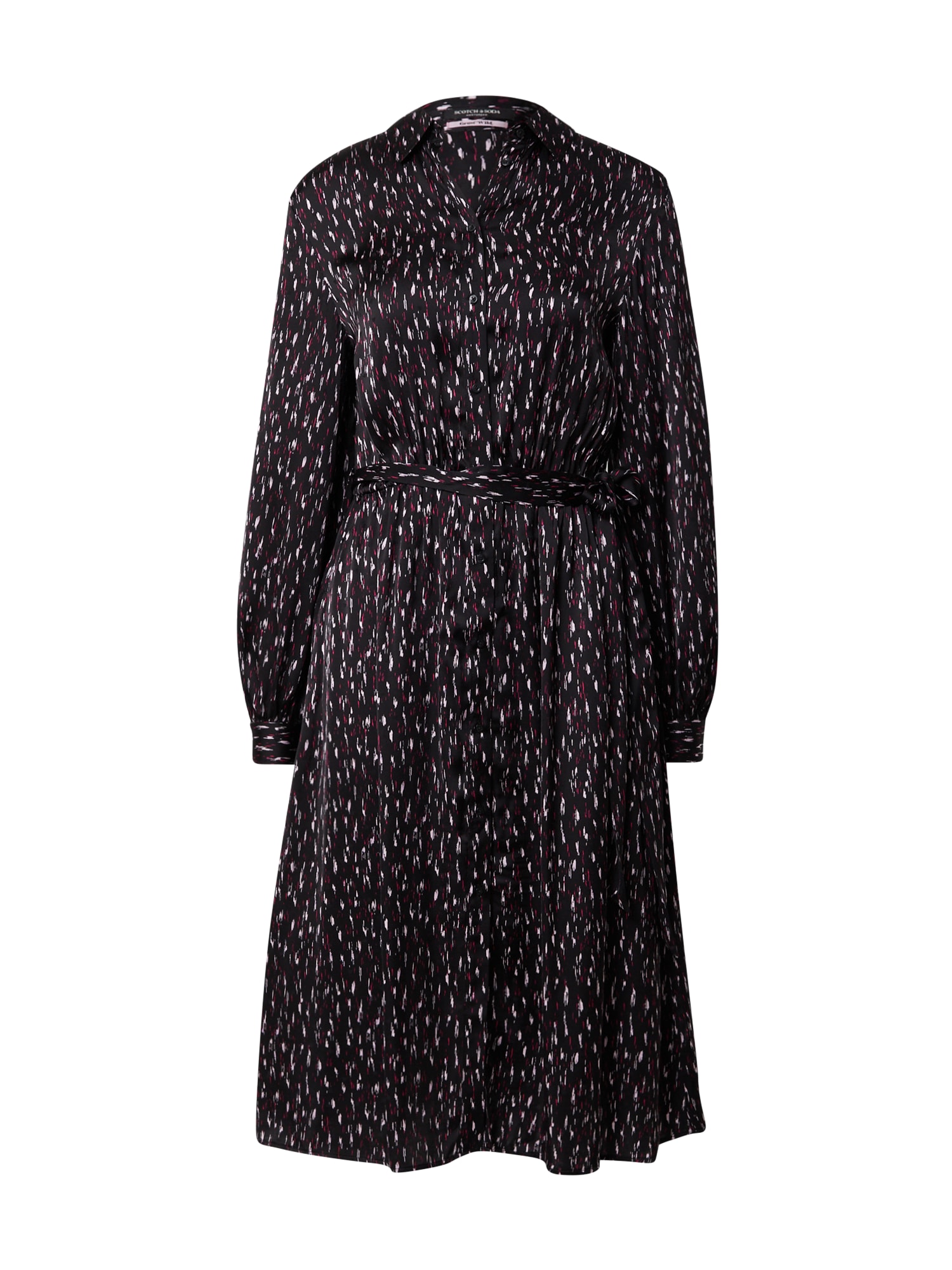 SCOTCH & SODA Dolga srajca  roza / črna / bela