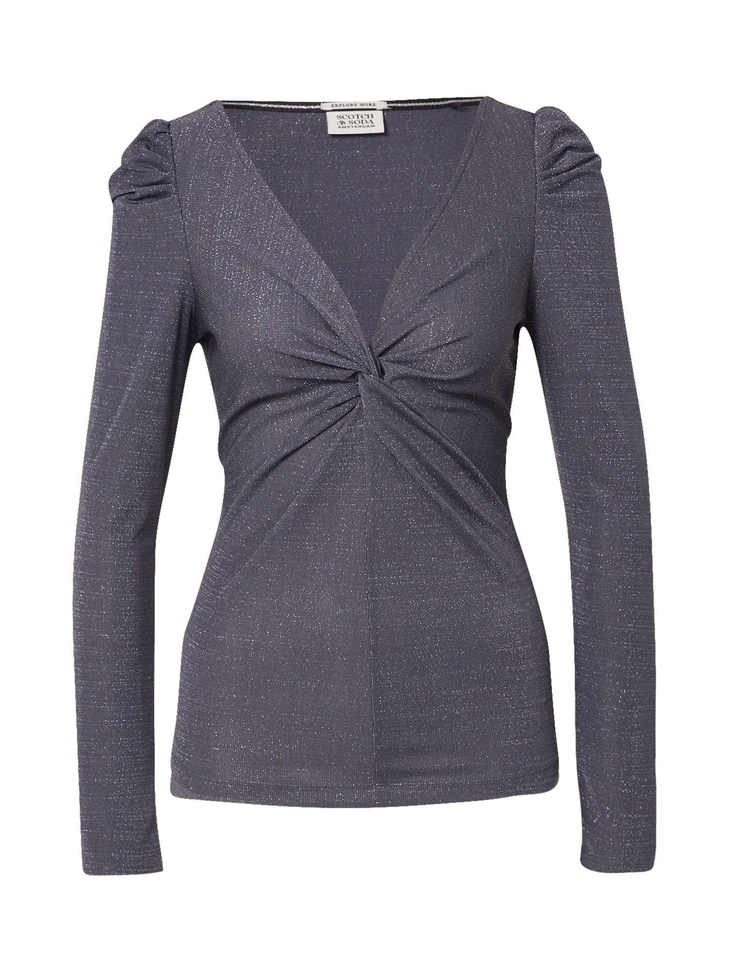 SCOTCH & SODA Majica  srebrna