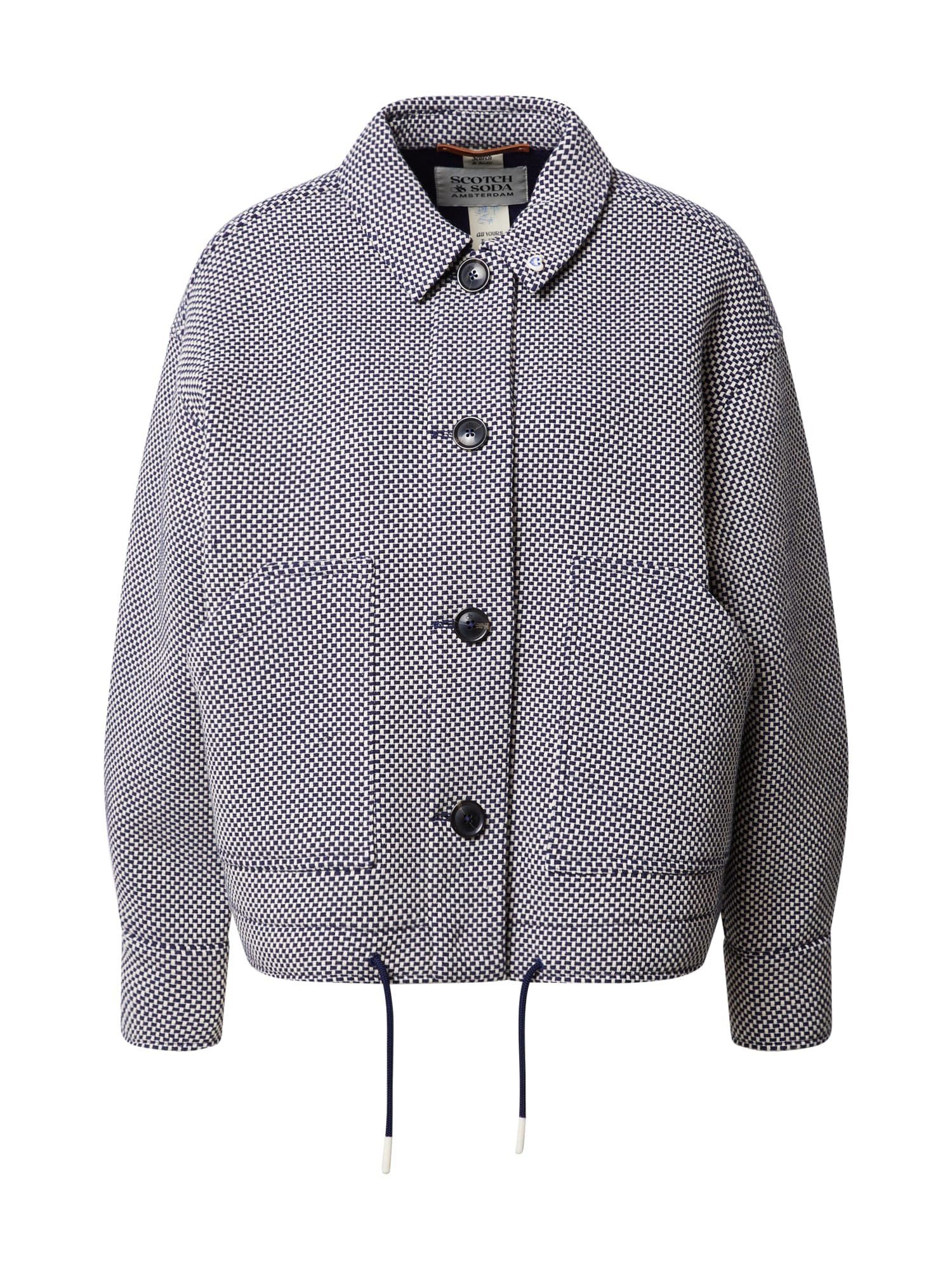 SCOTCH & SODA Prehodna jakna  mornarska / bela
