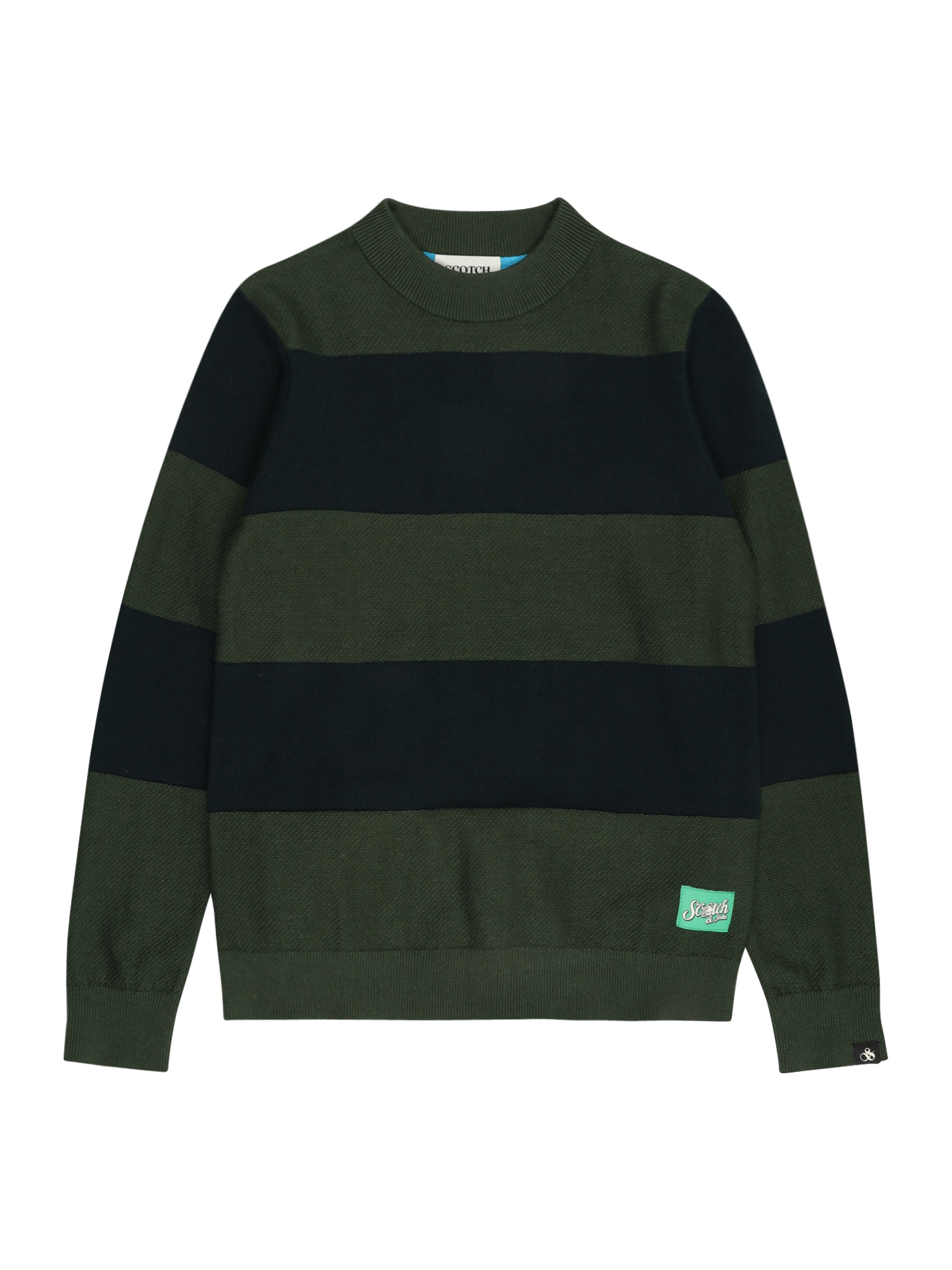 SCOTCH & SODA Pulover  kaki / črna