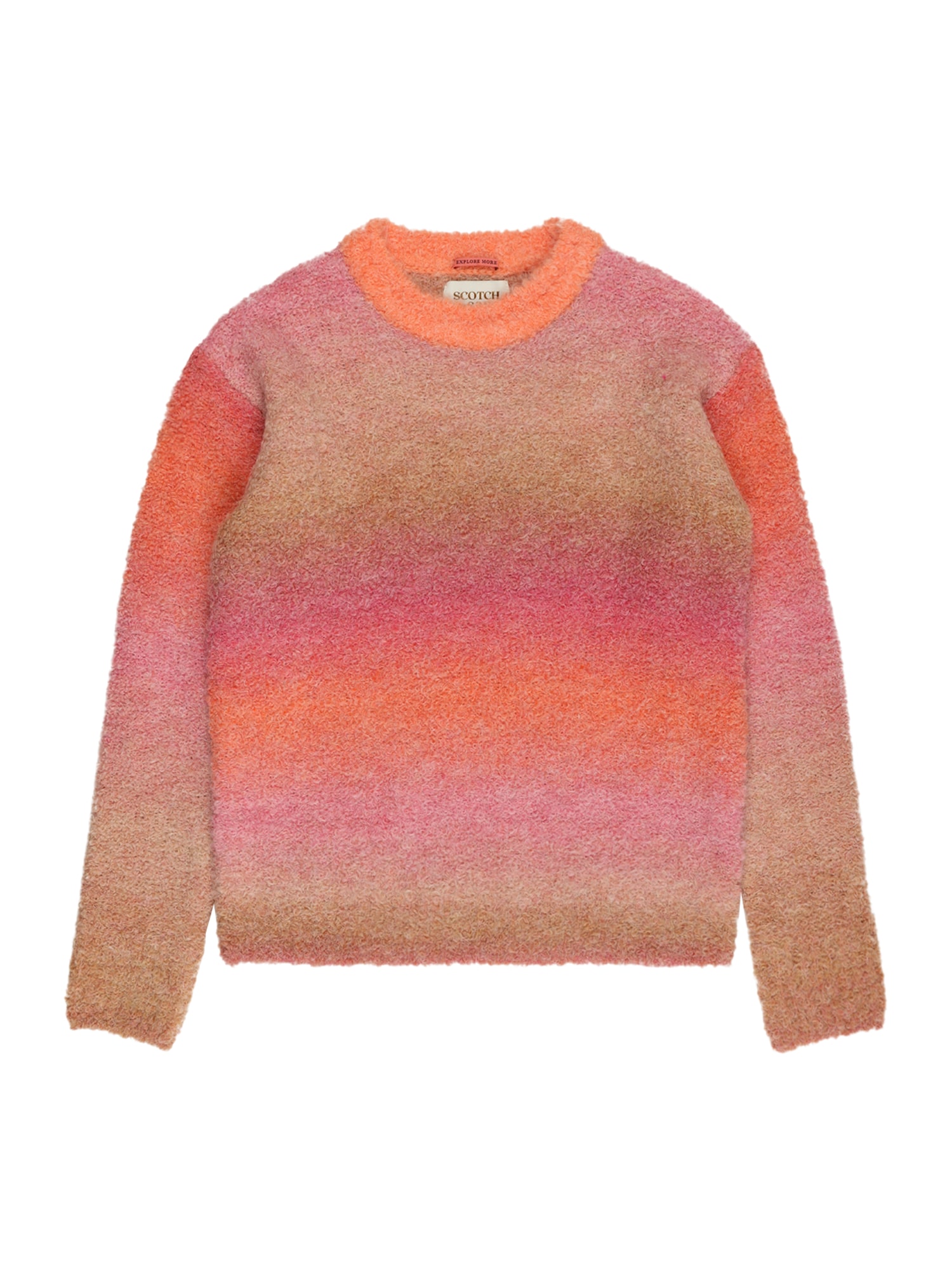 SCOTCH & SODA Pulover  oranžna / roza / svetlo rdeča