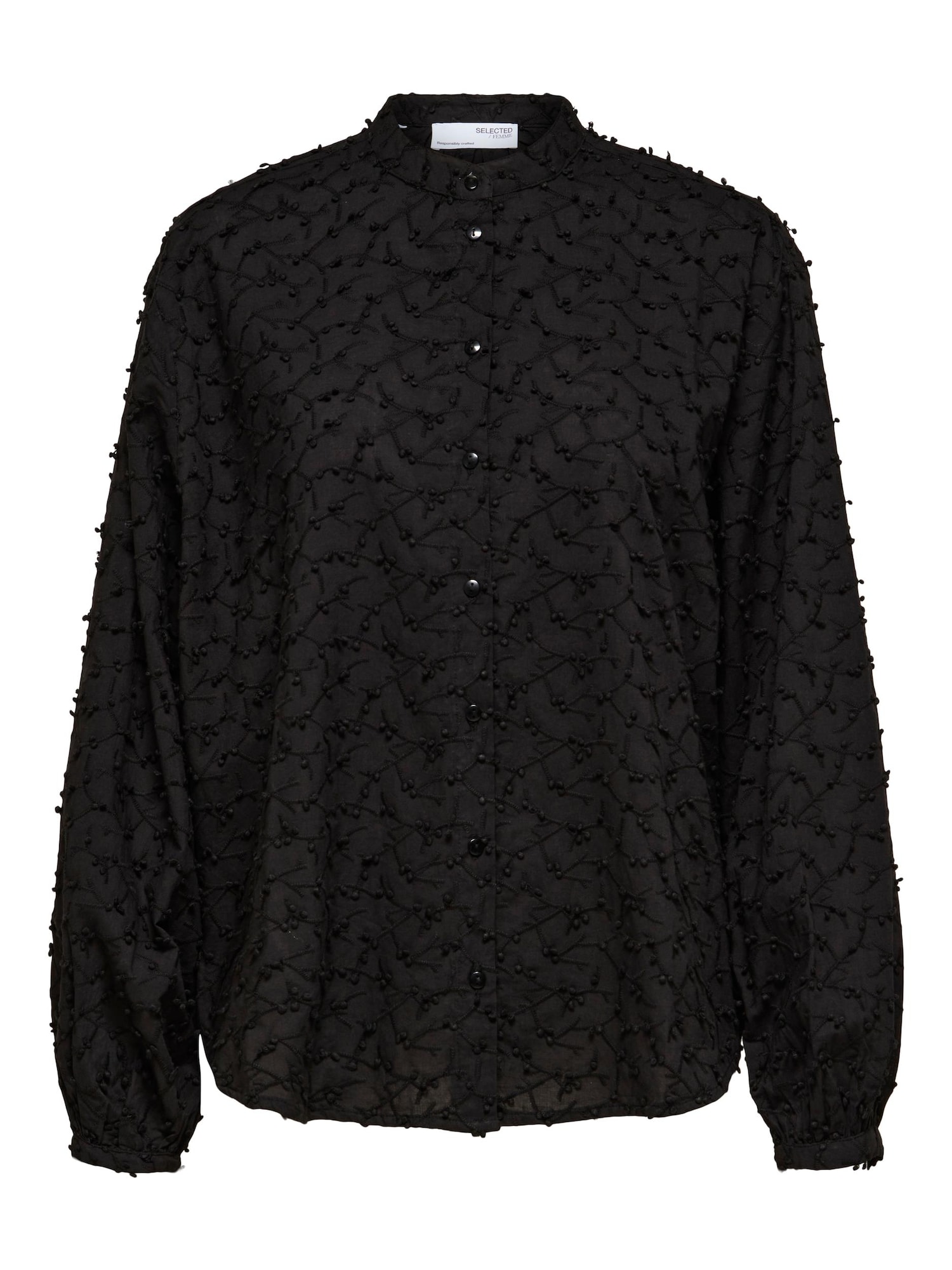 SELECTED FEMME Bluza 'Poe'  črna