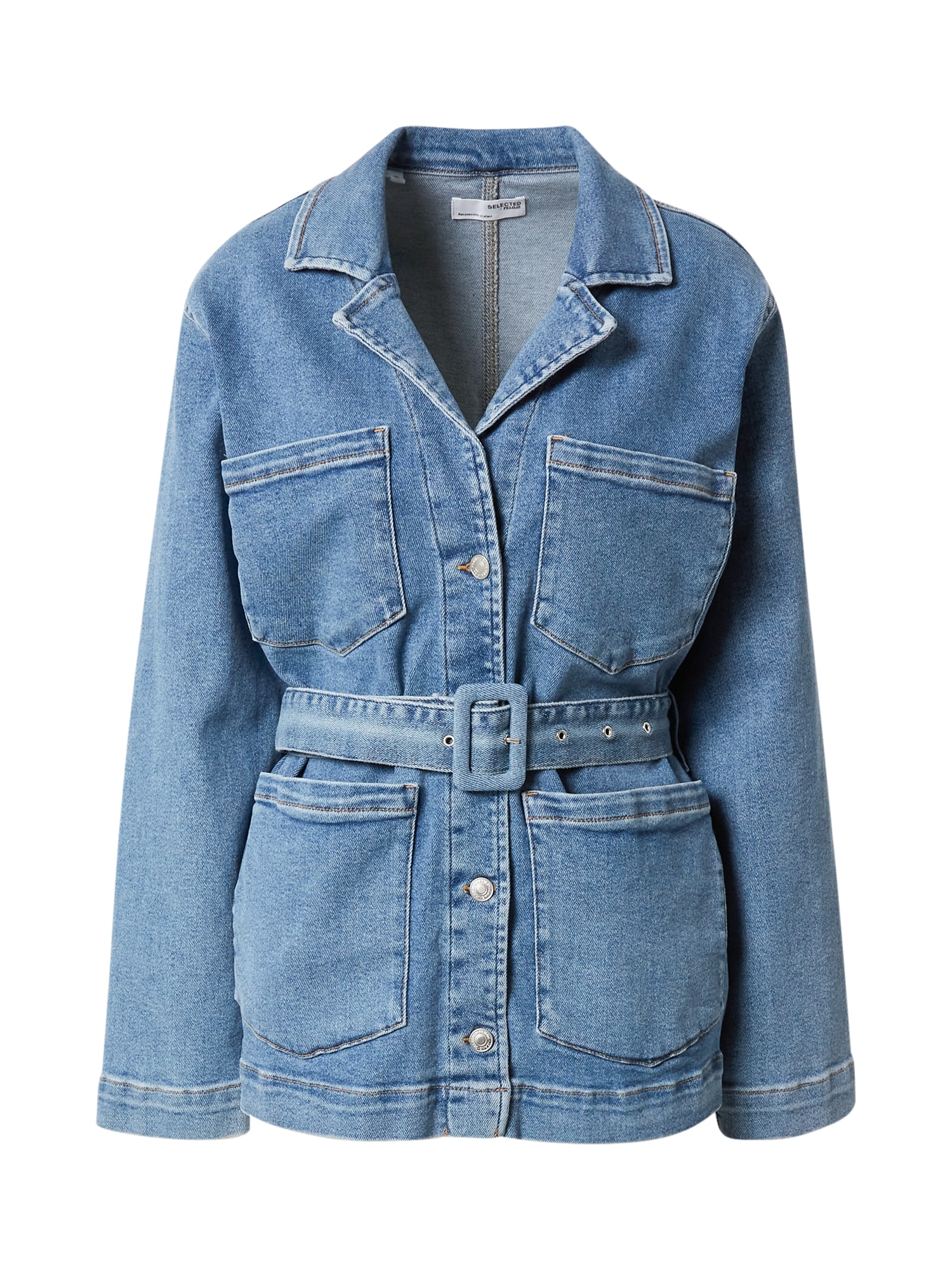 SELECTED FEMME Prehodna jakna  modra