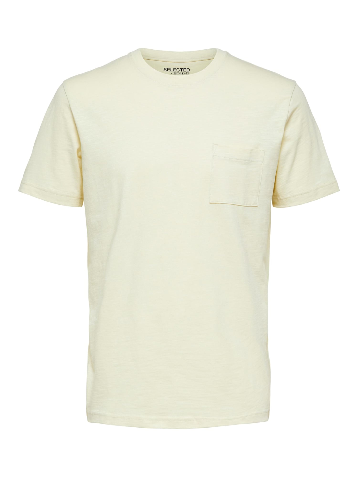 SELECTED HOMME Majica 'Ted'  pastelno rumena