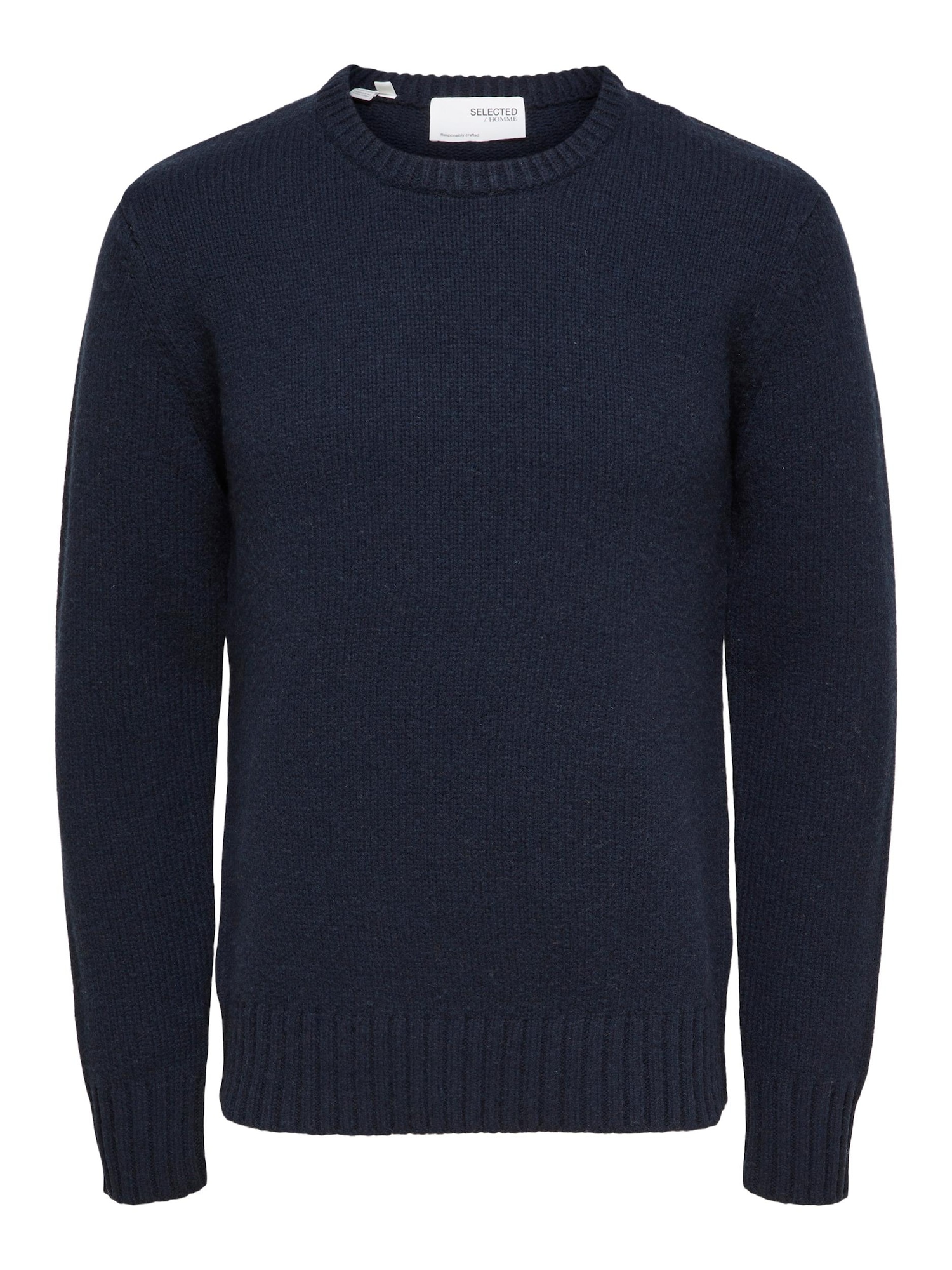 SELECTED HOMME Pulover  nočno modra