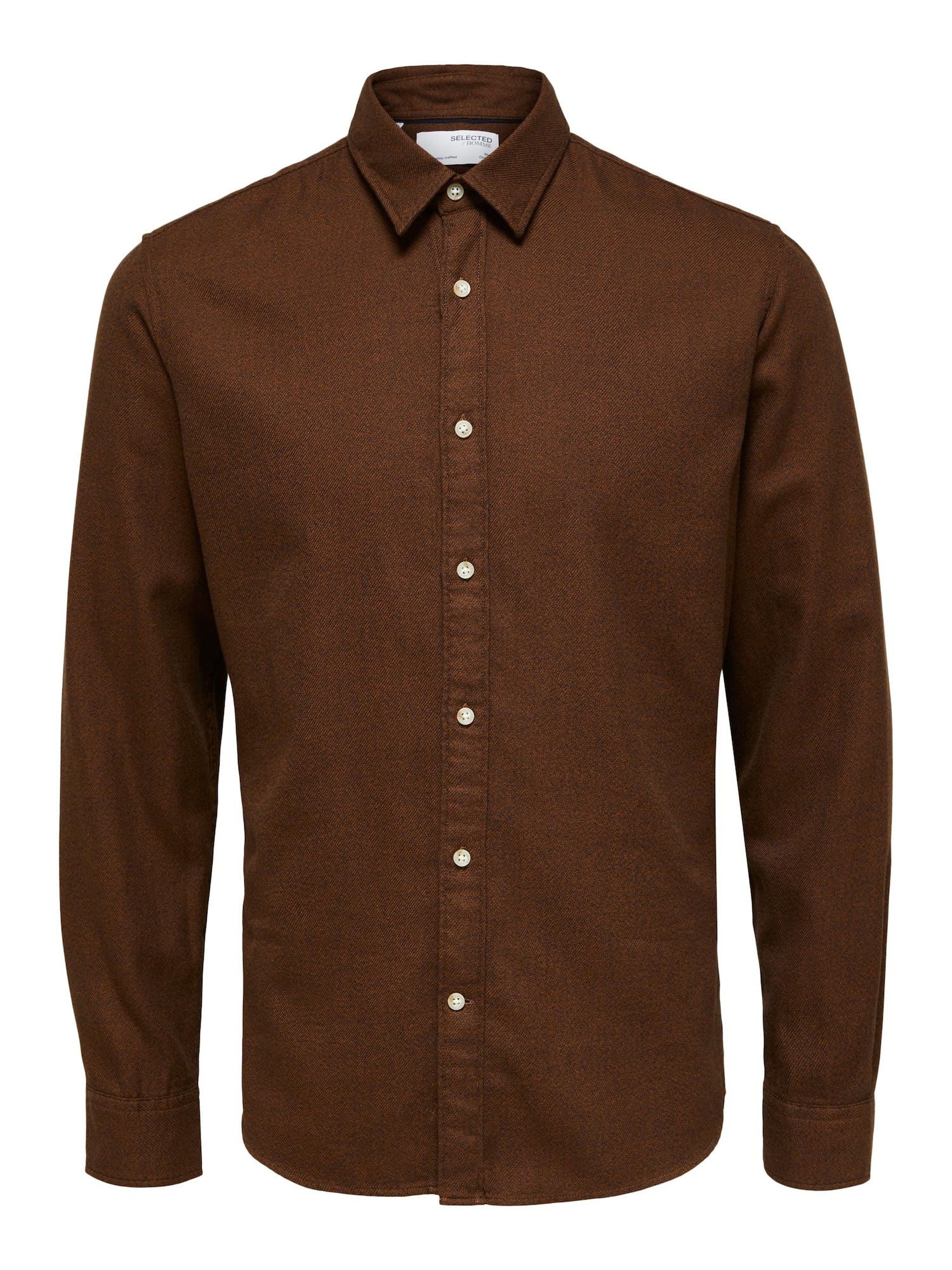 SELECTED HOMME Srajca 'ROBIN'  temno rjava