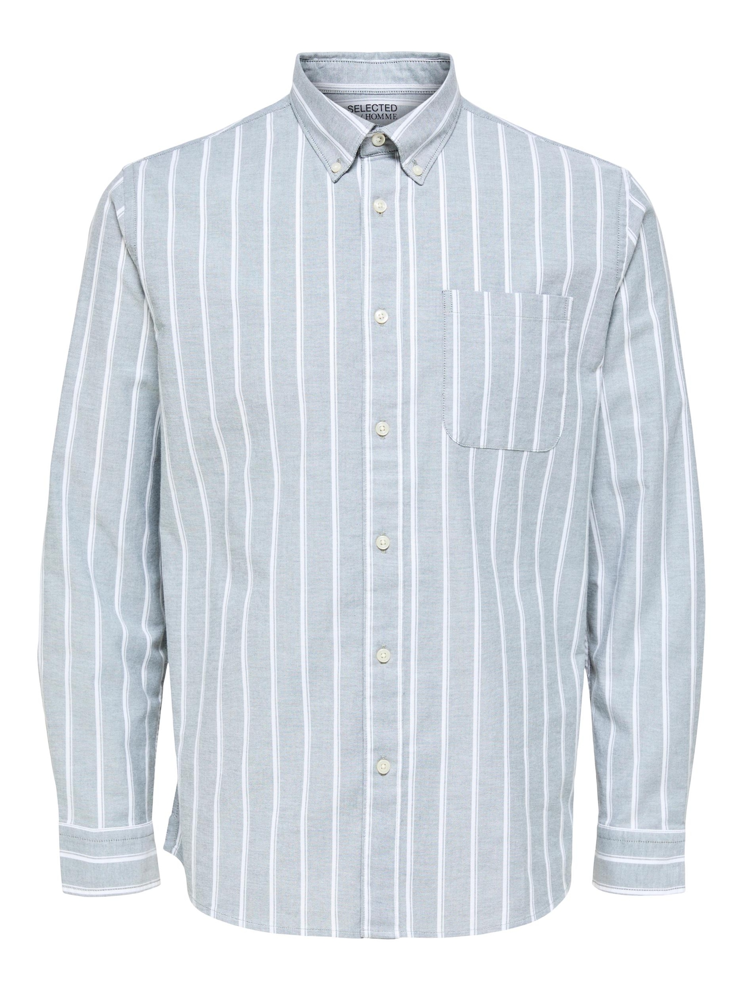 SELECTED HOMME Srajca 'Rick'  siva / bela