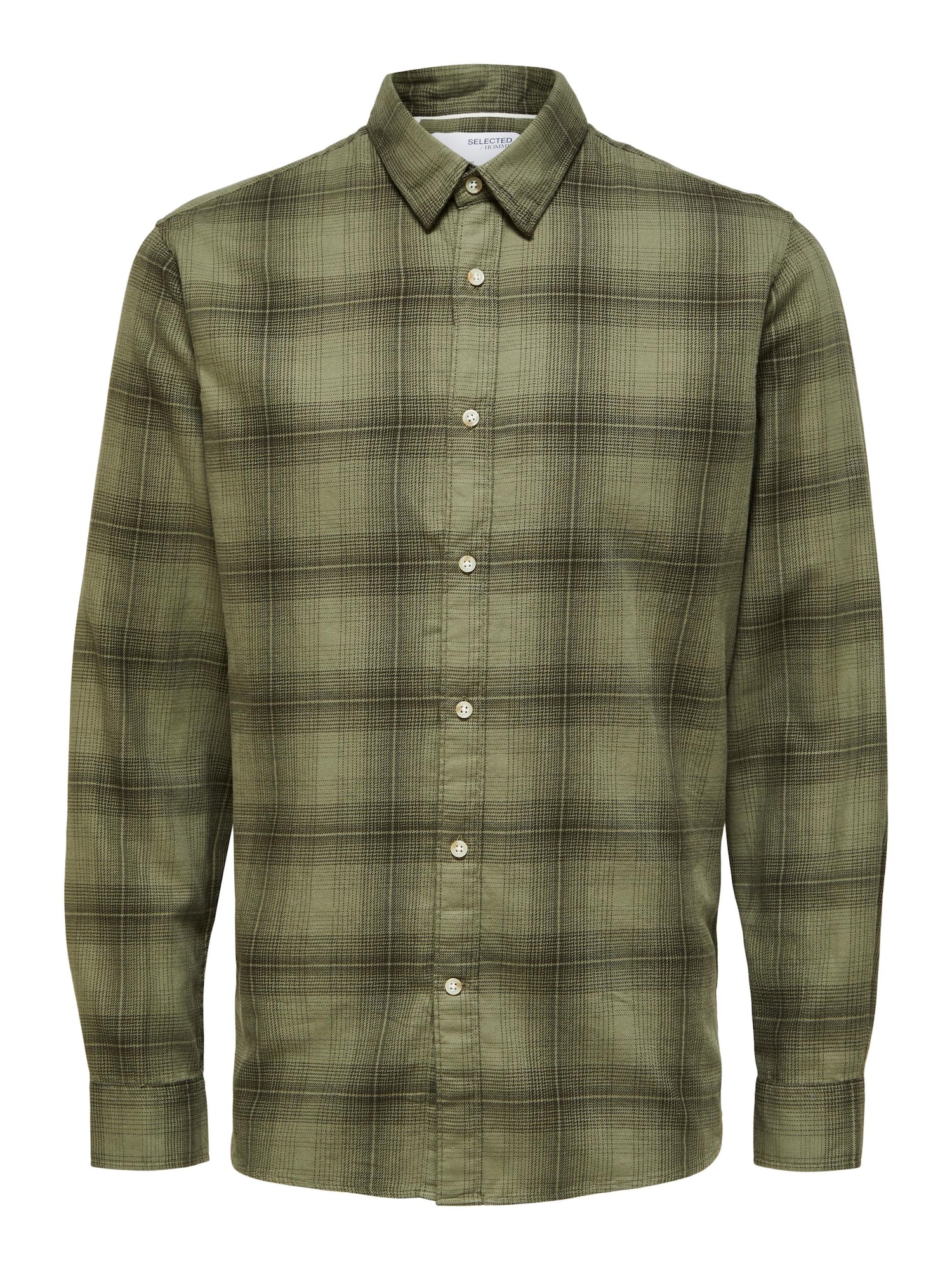SELECTED HOMME Srajca 'Robin'  oliva / črna