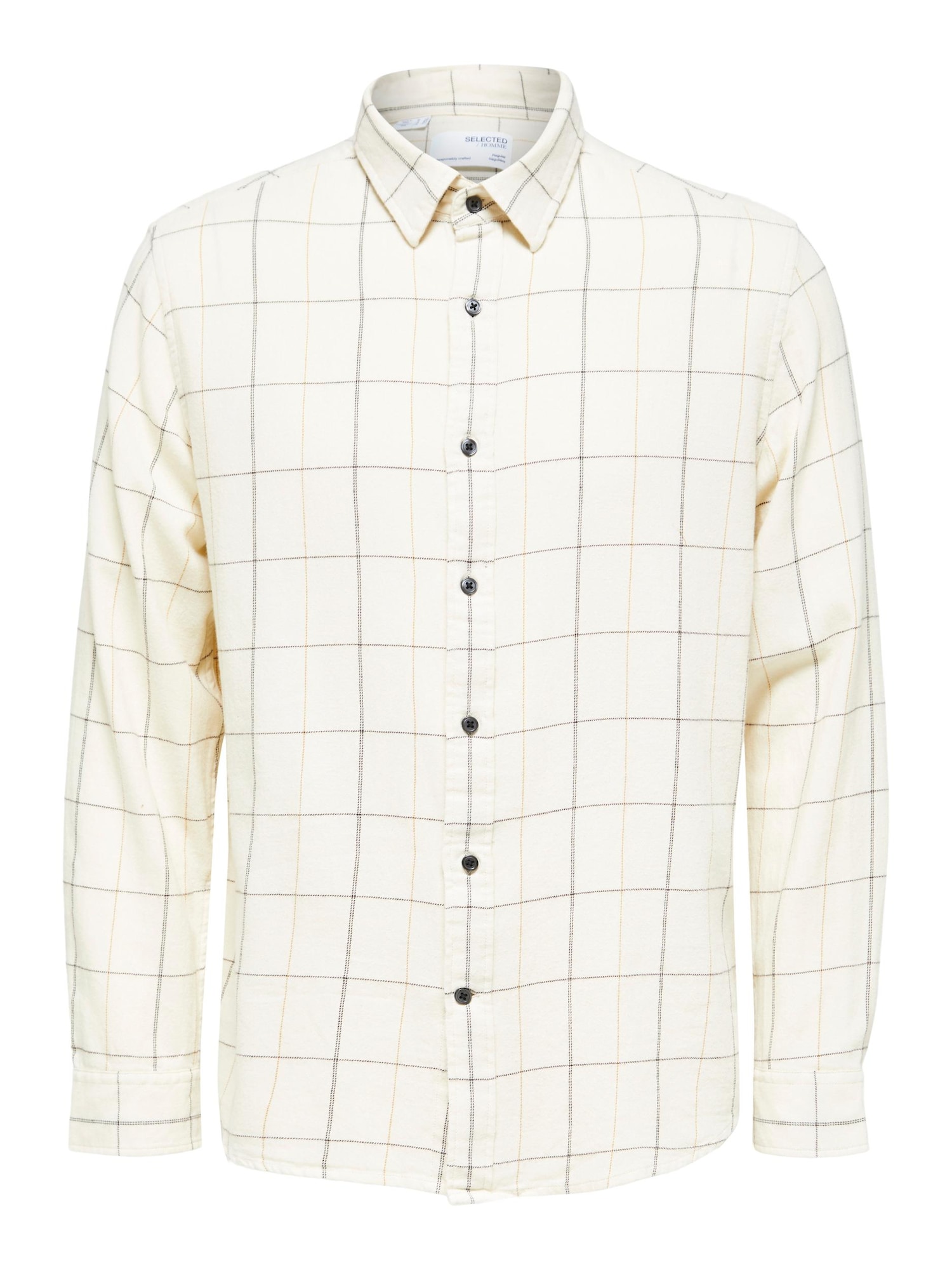 SELECTED HOMME Srajca  kremna / črna