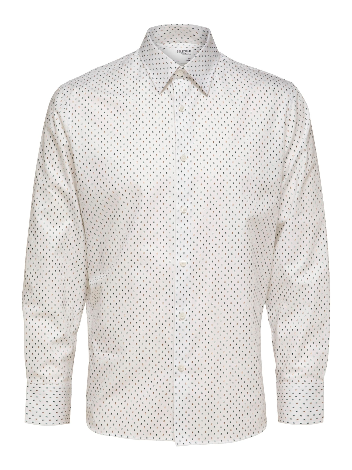 SELECTED HOMME Srajca  mornarska / rjava / bela