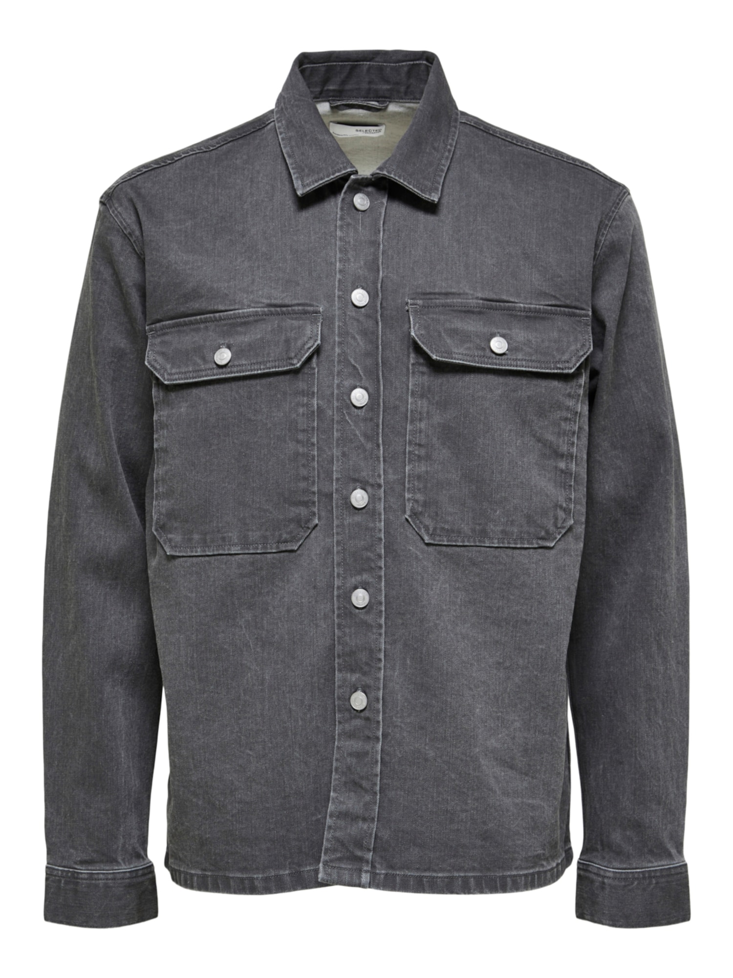 SELECTED HOMME Srajca  siv denim