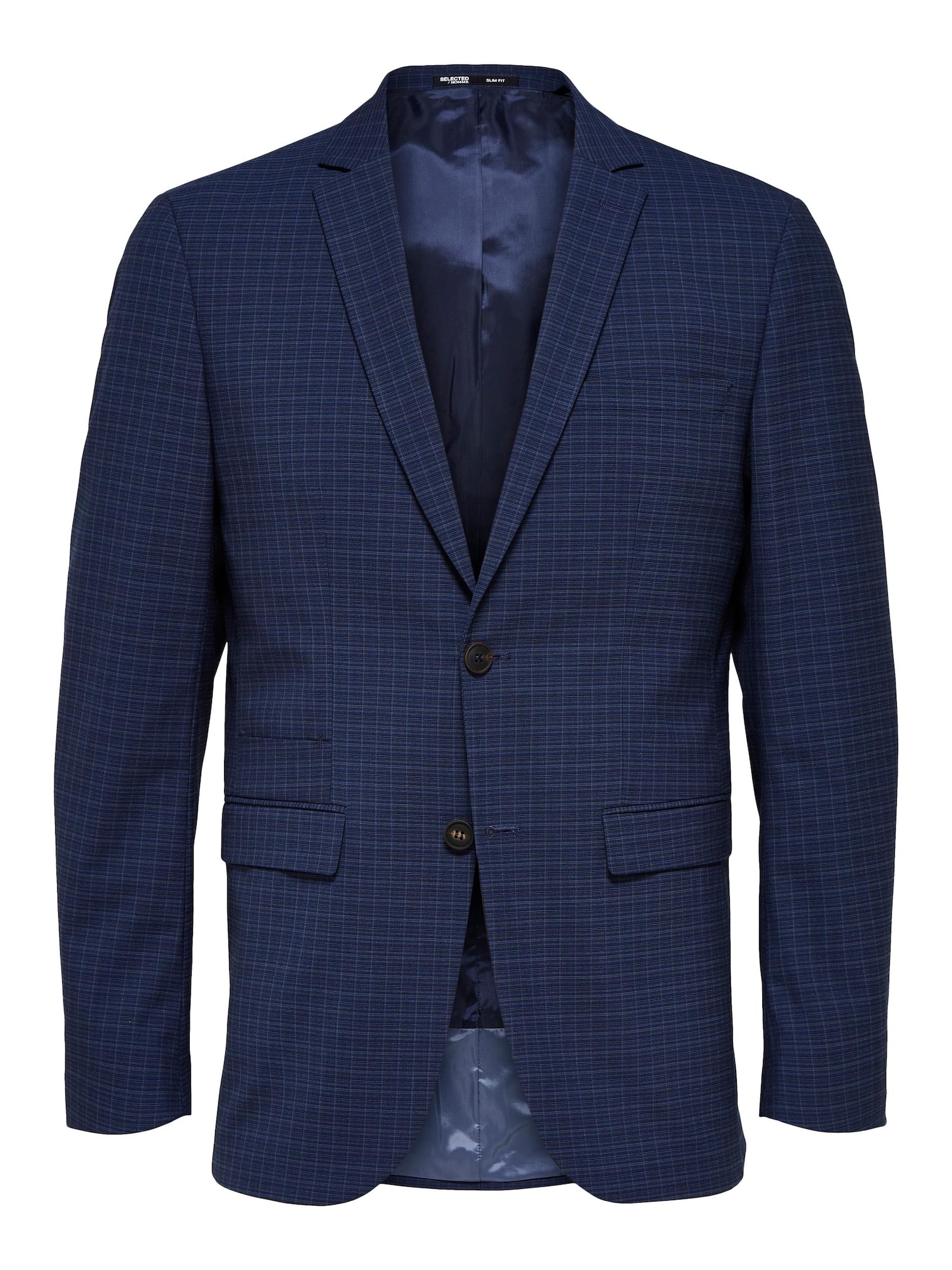 SELECTED HOMME Suknjič 'Logan'  safir / golobje modra / črna