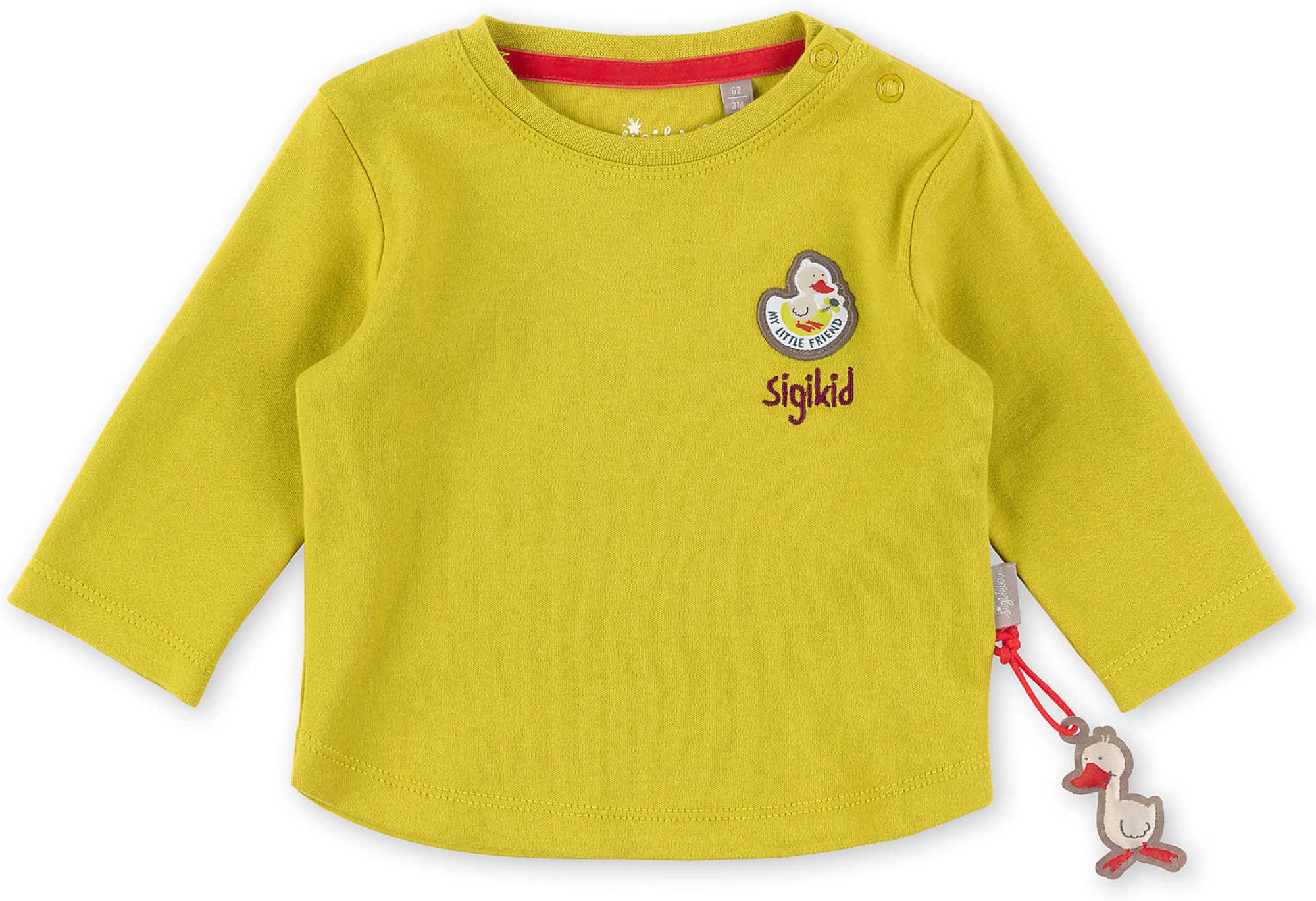 SIGIKID Majica 'MY LITTLE FRIEND'  gorčica / mešane barve