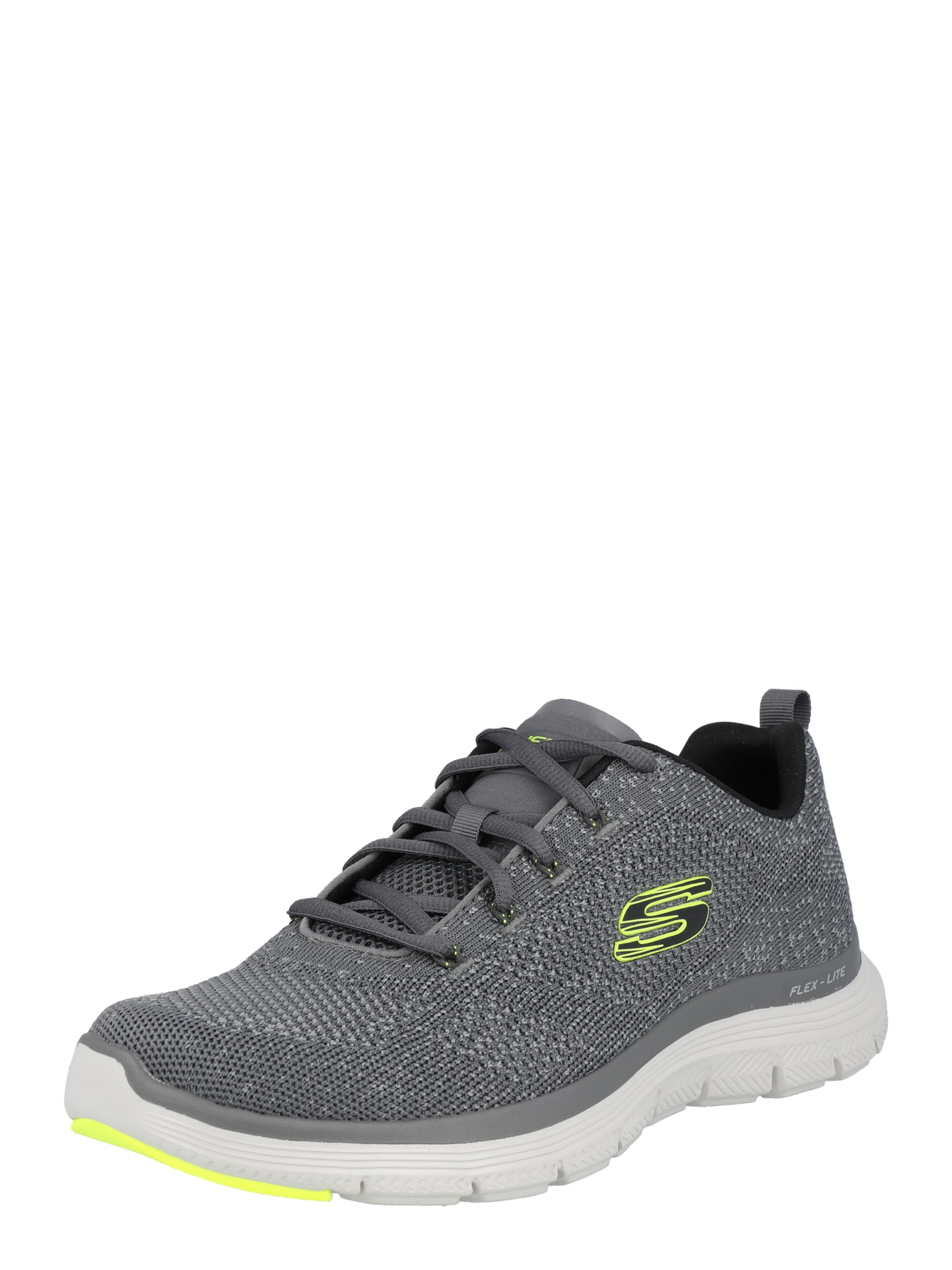 SKECHERS Nizke superge 'Advantage 4.0'  siva / neonsko zelena