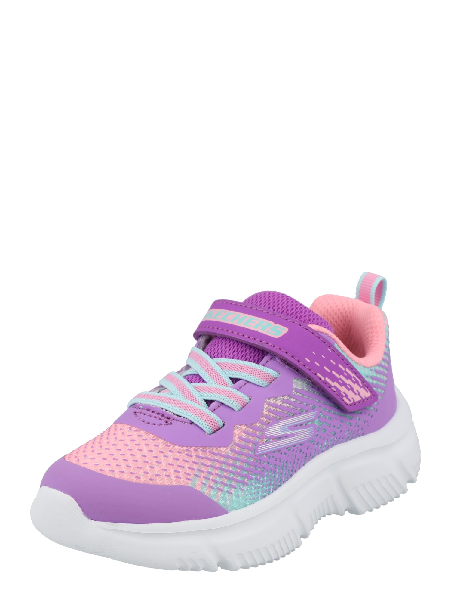 SKECHERS Superge 'GO RUN'  svetlo modra / lila / breskev