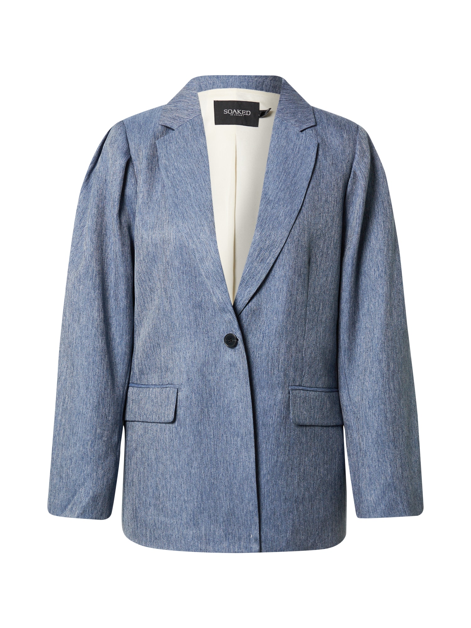 SOAKED IN LUXURY Blazer 'Dawson'  progasto modra