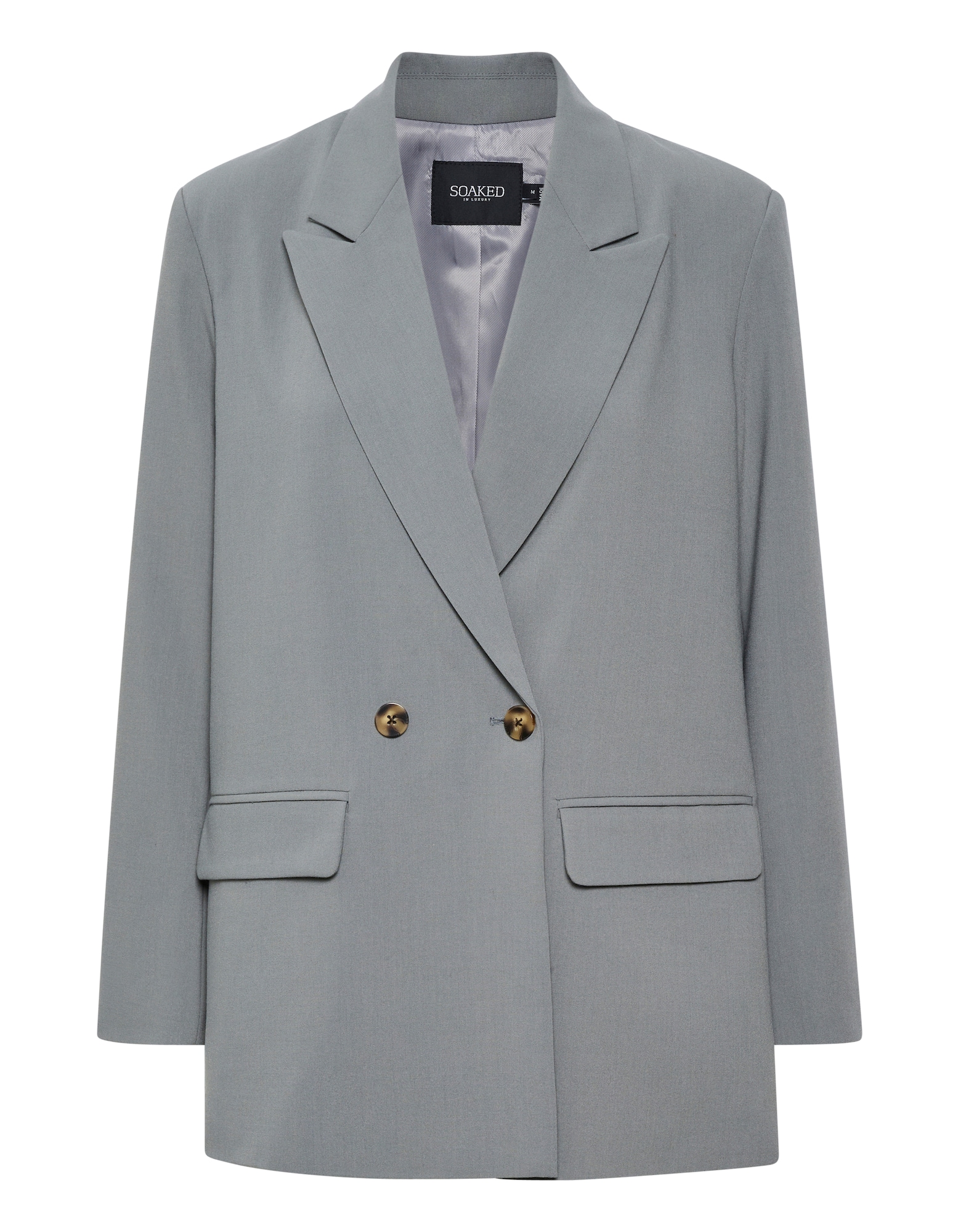 SOAKED IN LUXURY Blazer 'Hunter'  siva