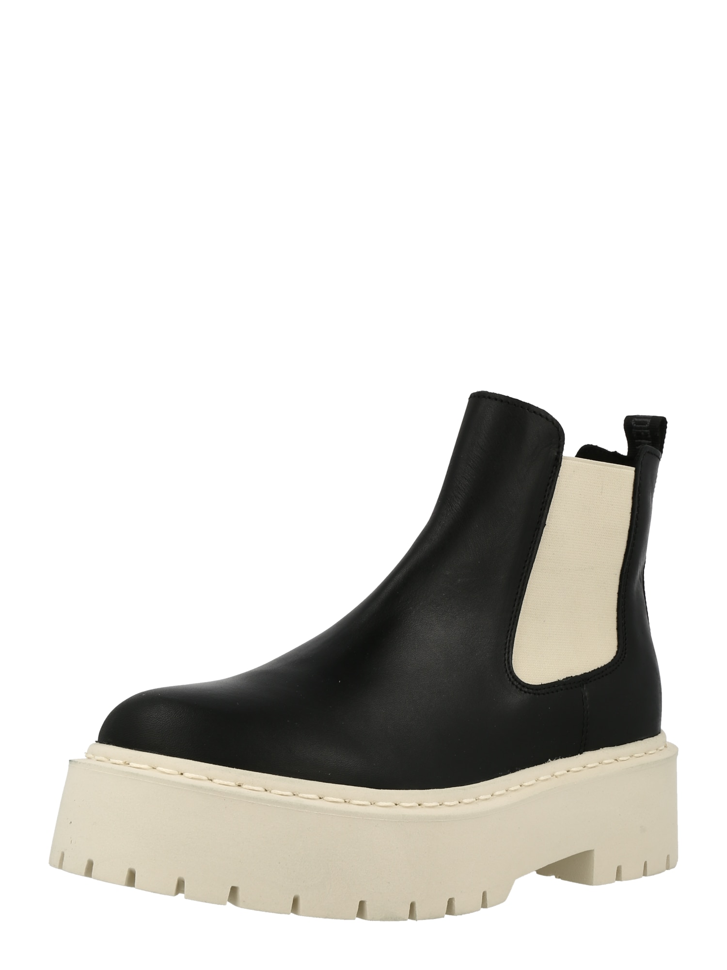 STEVE MADDEN Chelsea škornji 'VEERLY'  kremna / črna