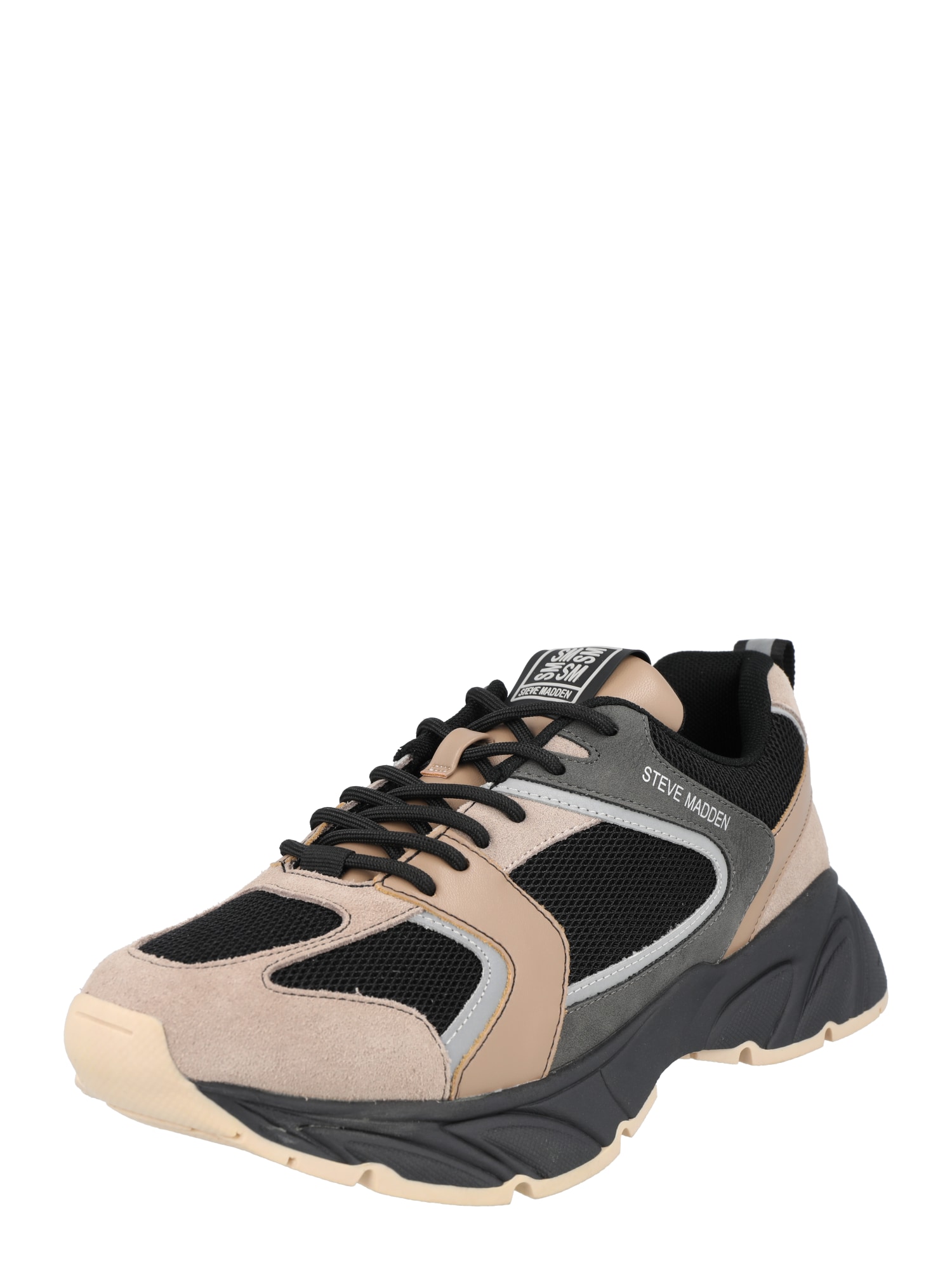 STEVE MADDEN Nizke superge 'STANDOUT'  siva / puder / črna